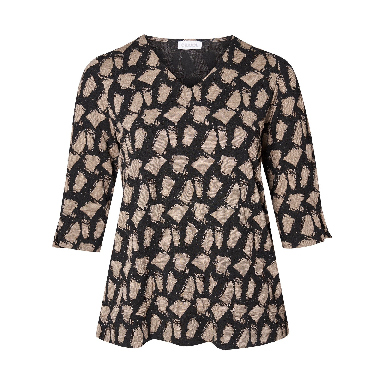 Chalou CHNoor Bluser 1655 brown melange