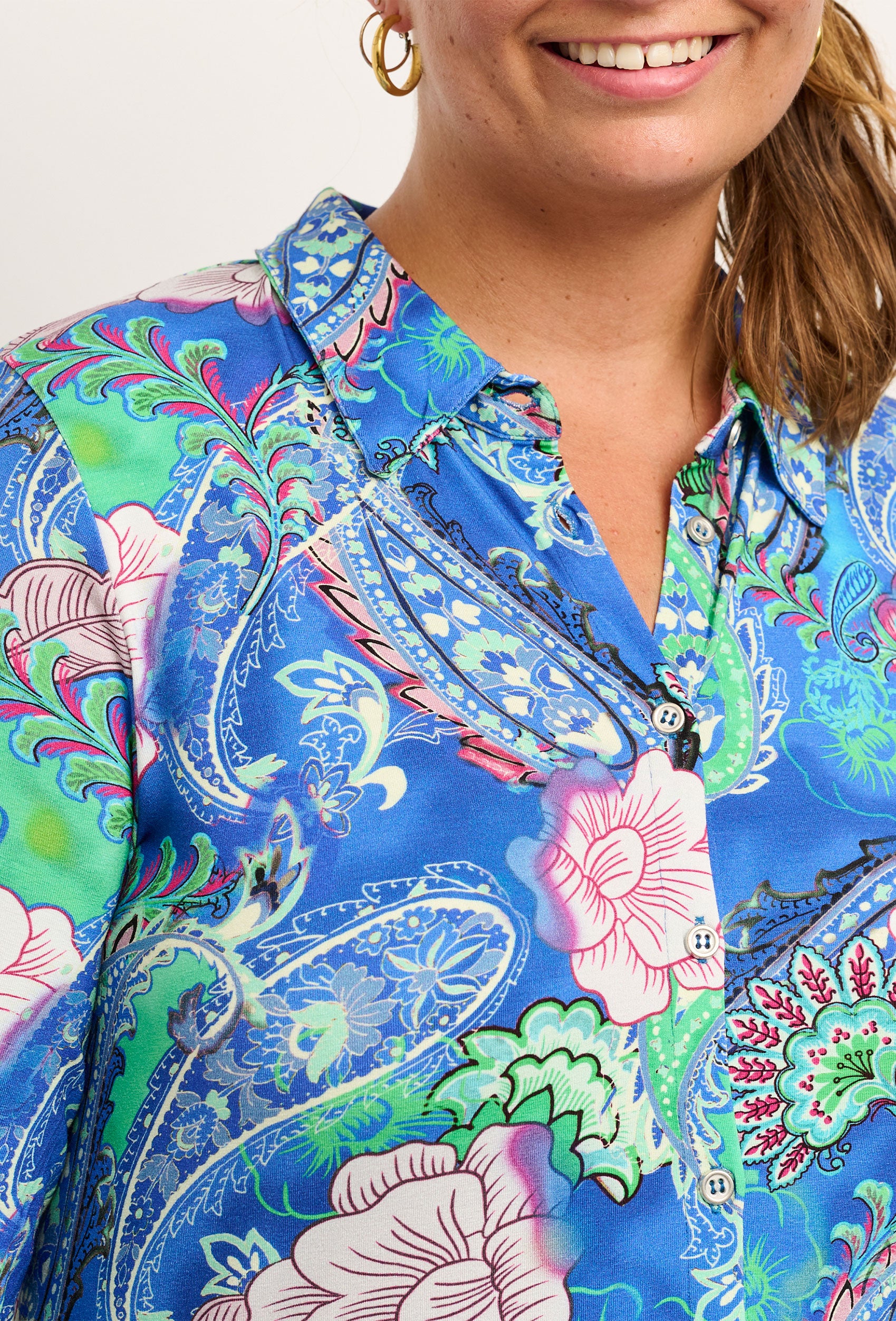 Chalou CHPolly Skjortebluser 140 Sapphire blue