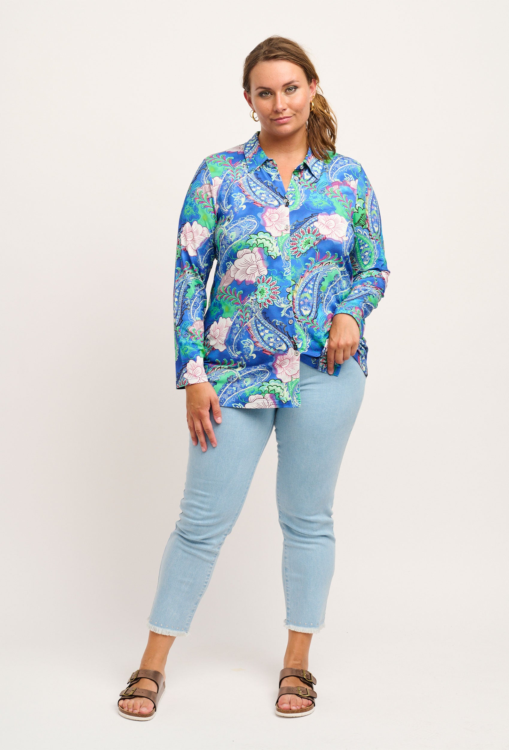 Chalou CHPolly Skjortebluser 140 Sapphire blue