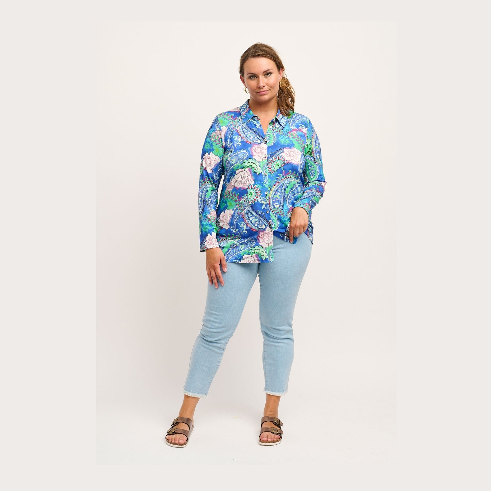 Chalou CHPolly Skjortebluser 140 Sapphire blue