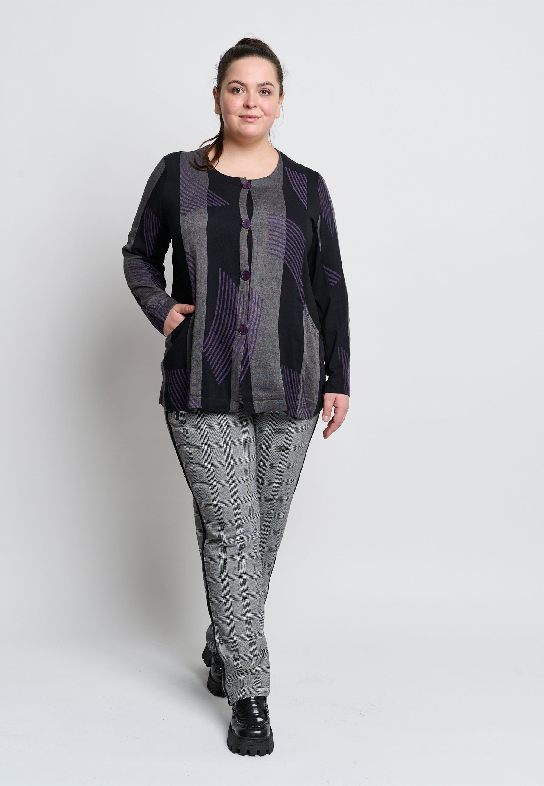 Chalou CHStella Cardigan 028 Purple