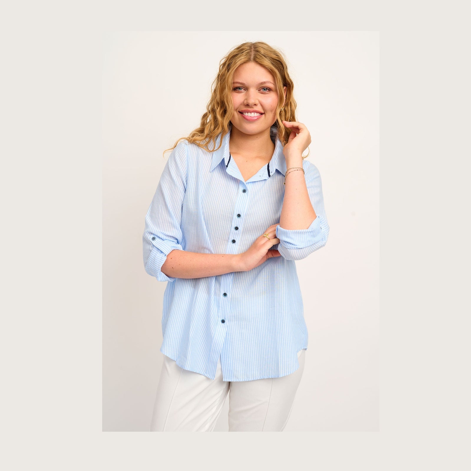 Chalou CHTalina Skjortebluser 007 Light Blue