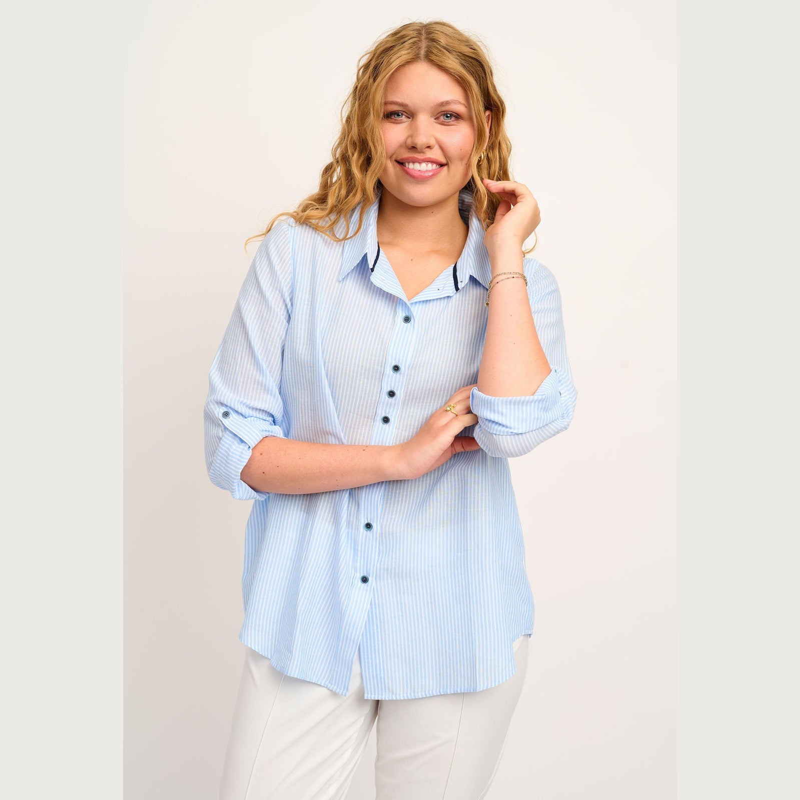 Chalou CHTalina Skjortebluser 007 Light Blue