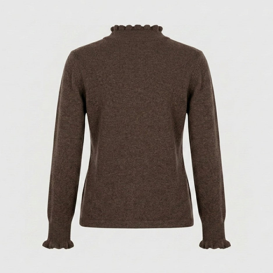 Lind Cassandra Knit Pullover 1500 BROWN