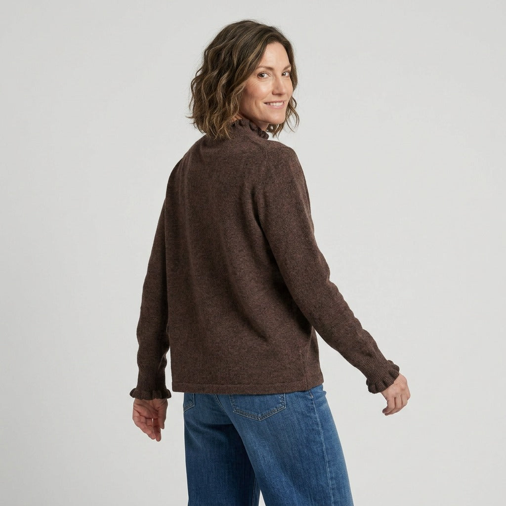 Lind Cassandra Knit Pullover 1500 BROWN