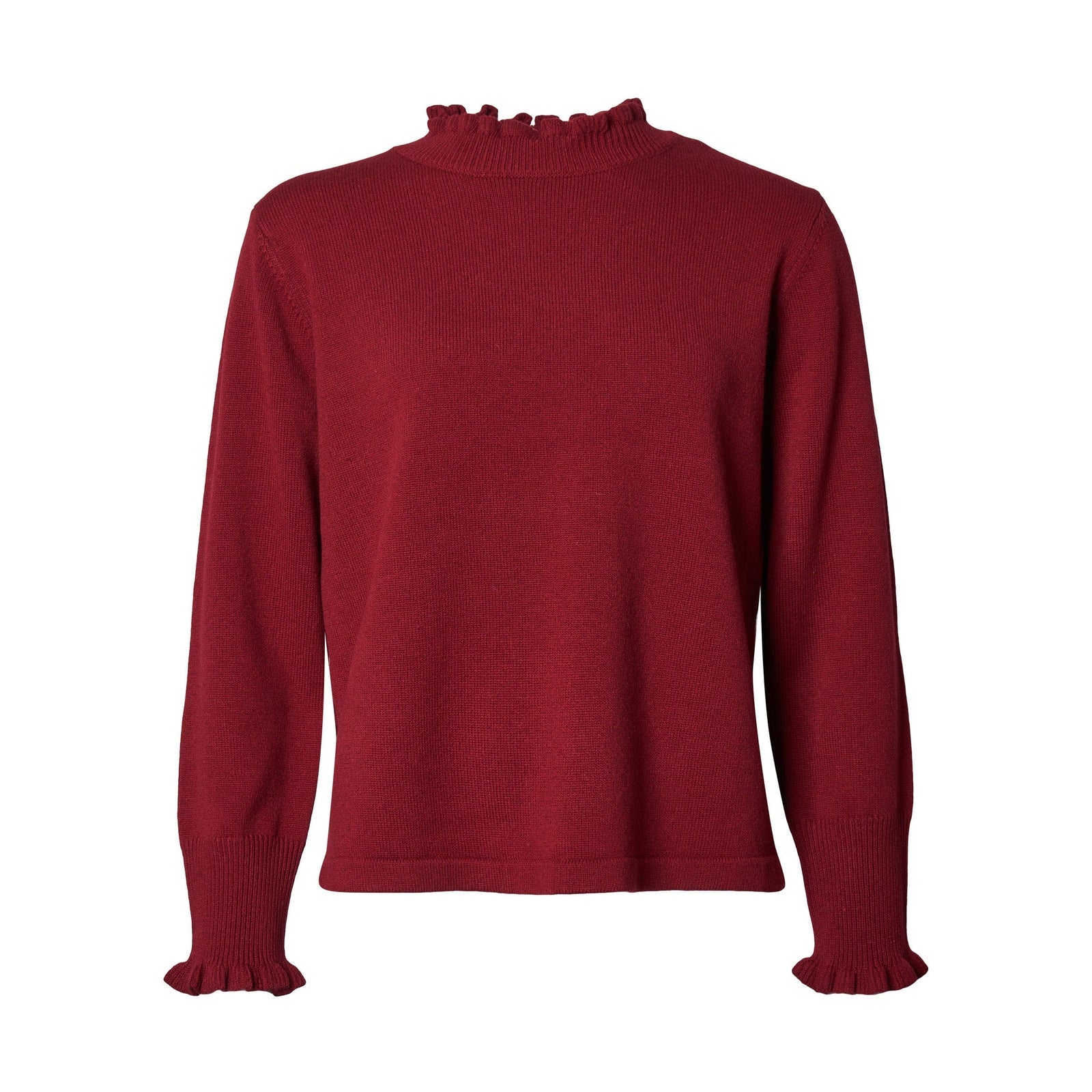 Lind Cassandra Knit Pullover 2655 ruby red
