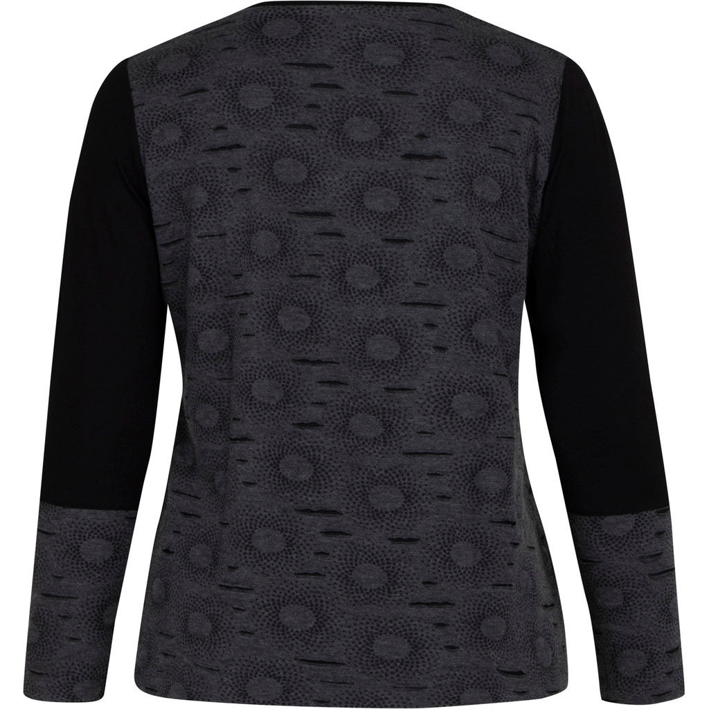 Chalou Chalou Skjortebluser 011 Grey Melange