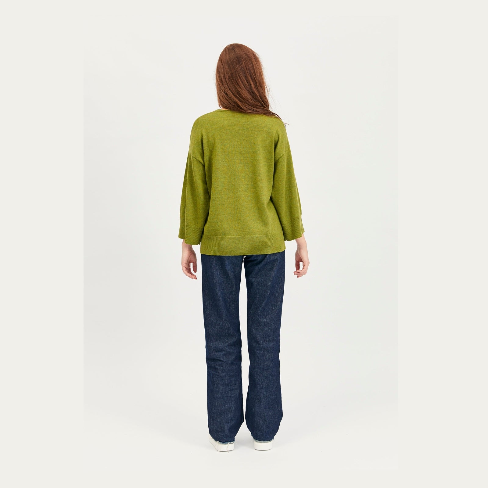Lind Christel Knit Pullover 19410 Apple green melange
