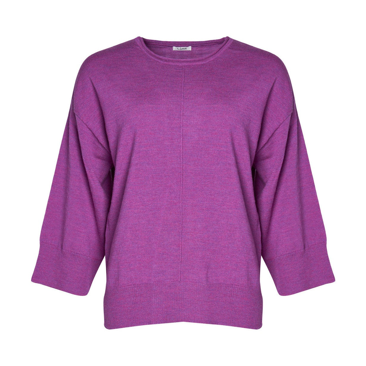 Lind Christel Knit Pullover 205448 Hotensia purple melange