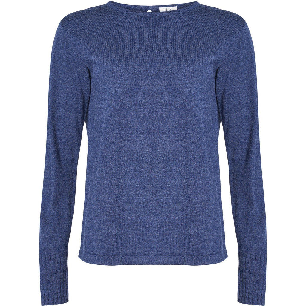 Lind Clara Knit Pullover 135300 Navy Melange