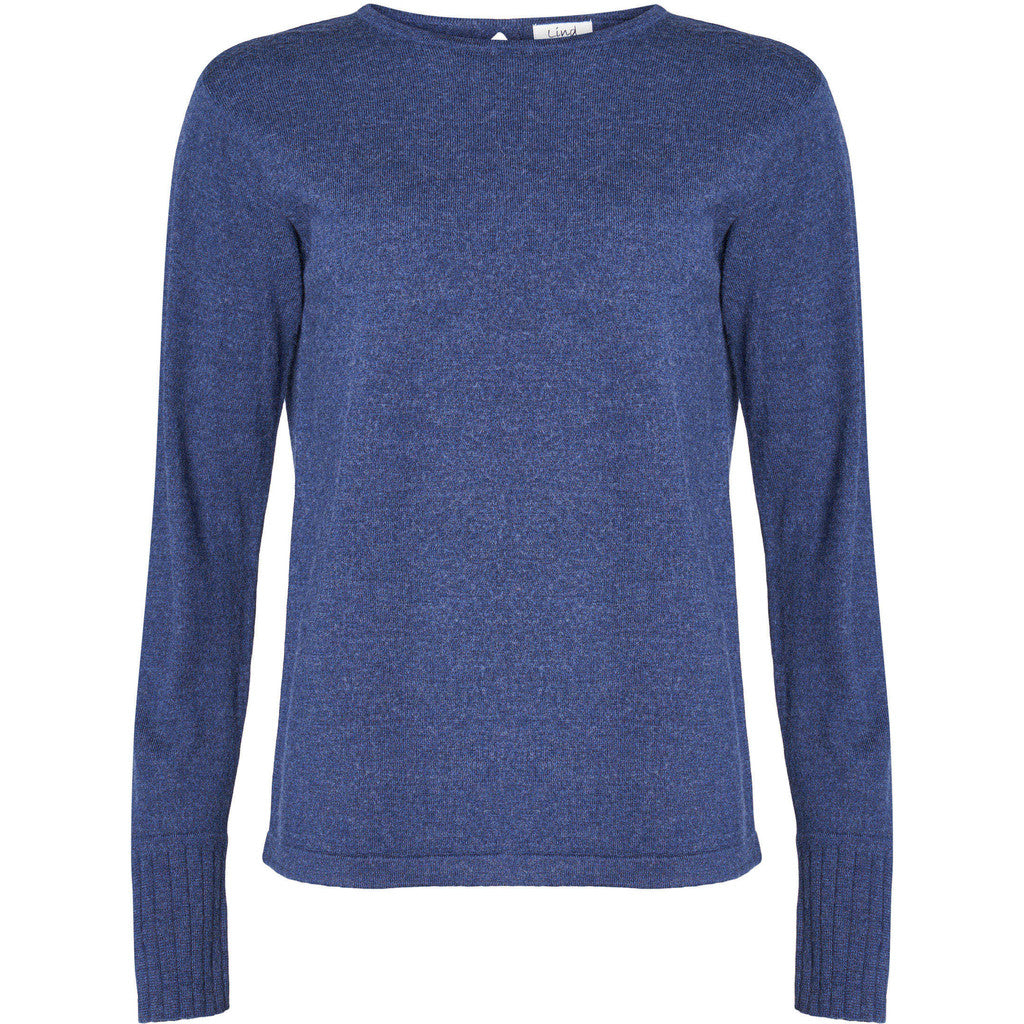 Lind Clara Knit Pullover 135300 Navy Melange