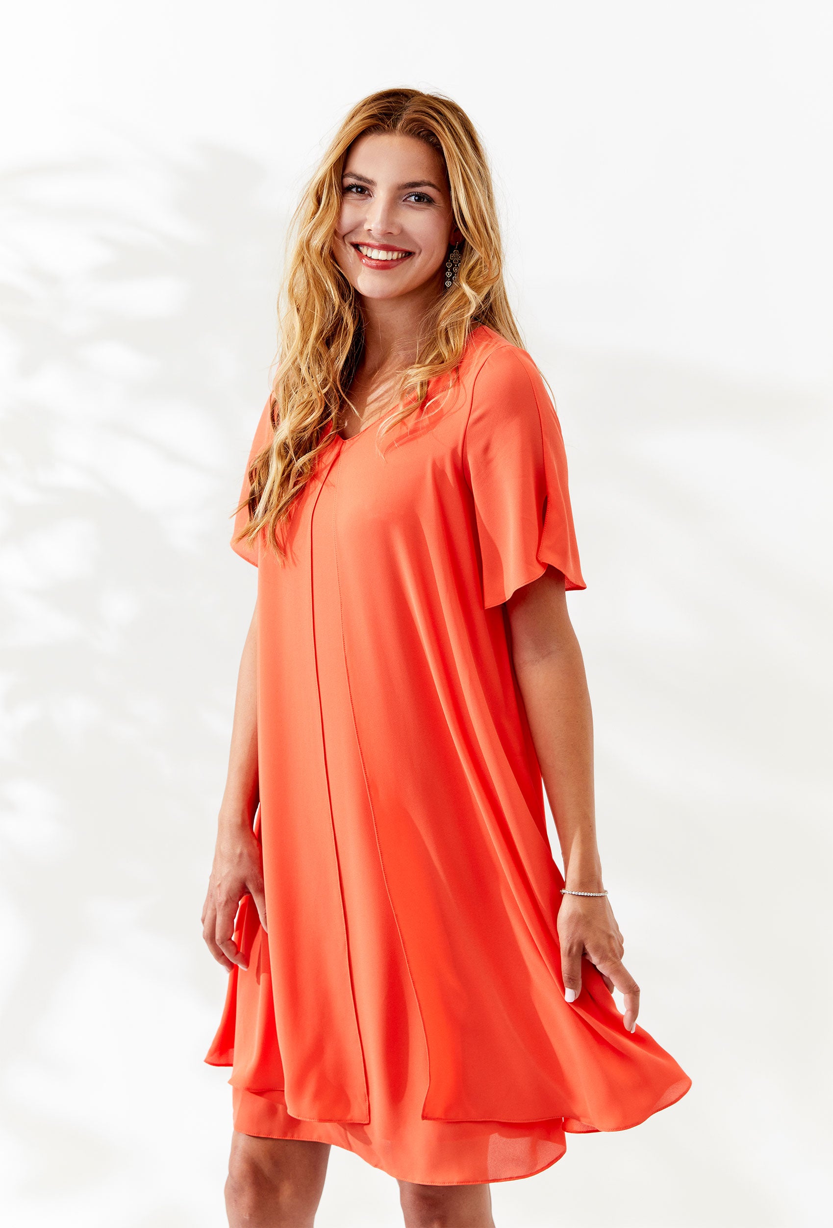 Elinette ELAmora Kjoler 1245 Sunset Orange