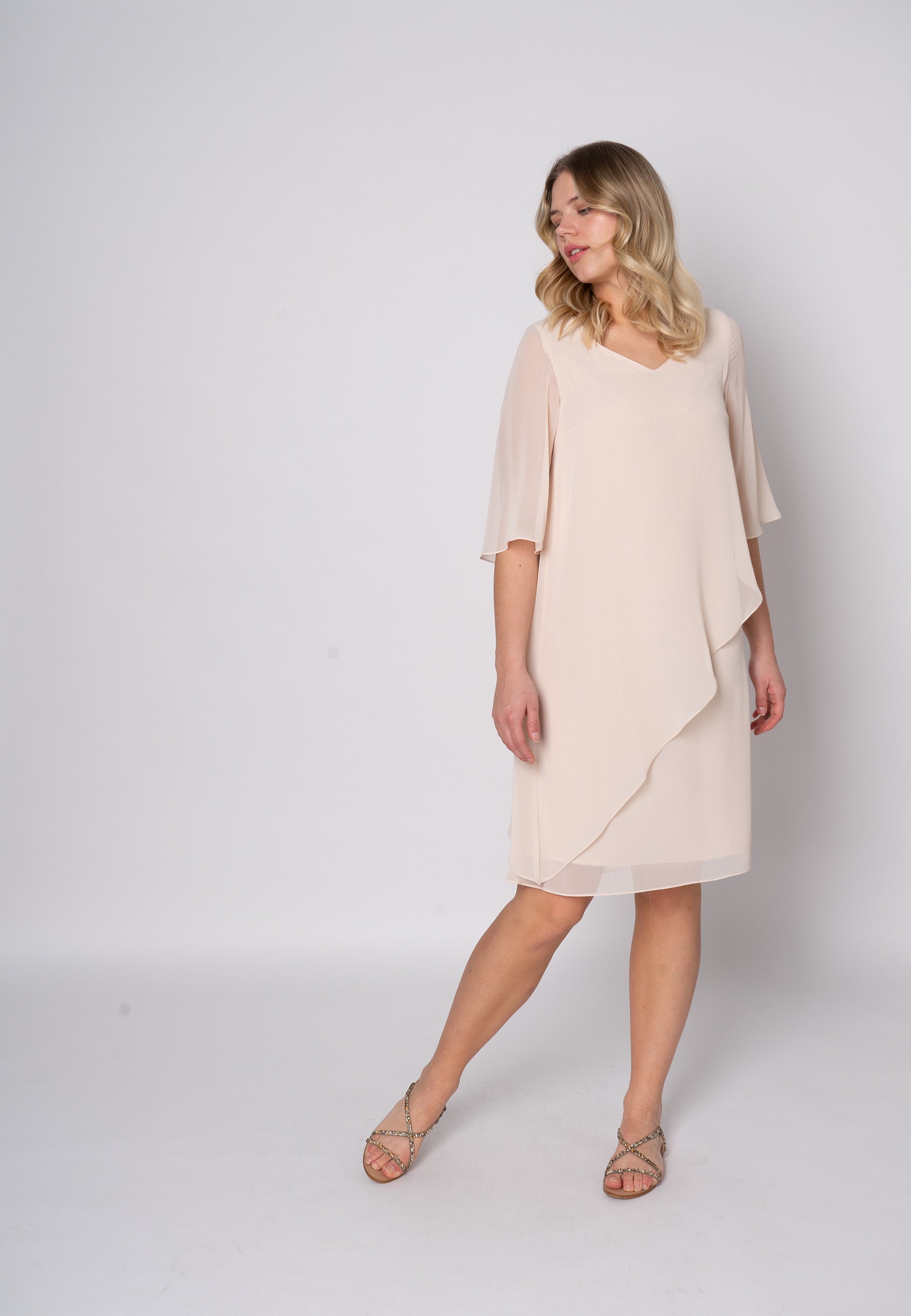 Elinette ELApril Kjoler 1051 Champagne beige