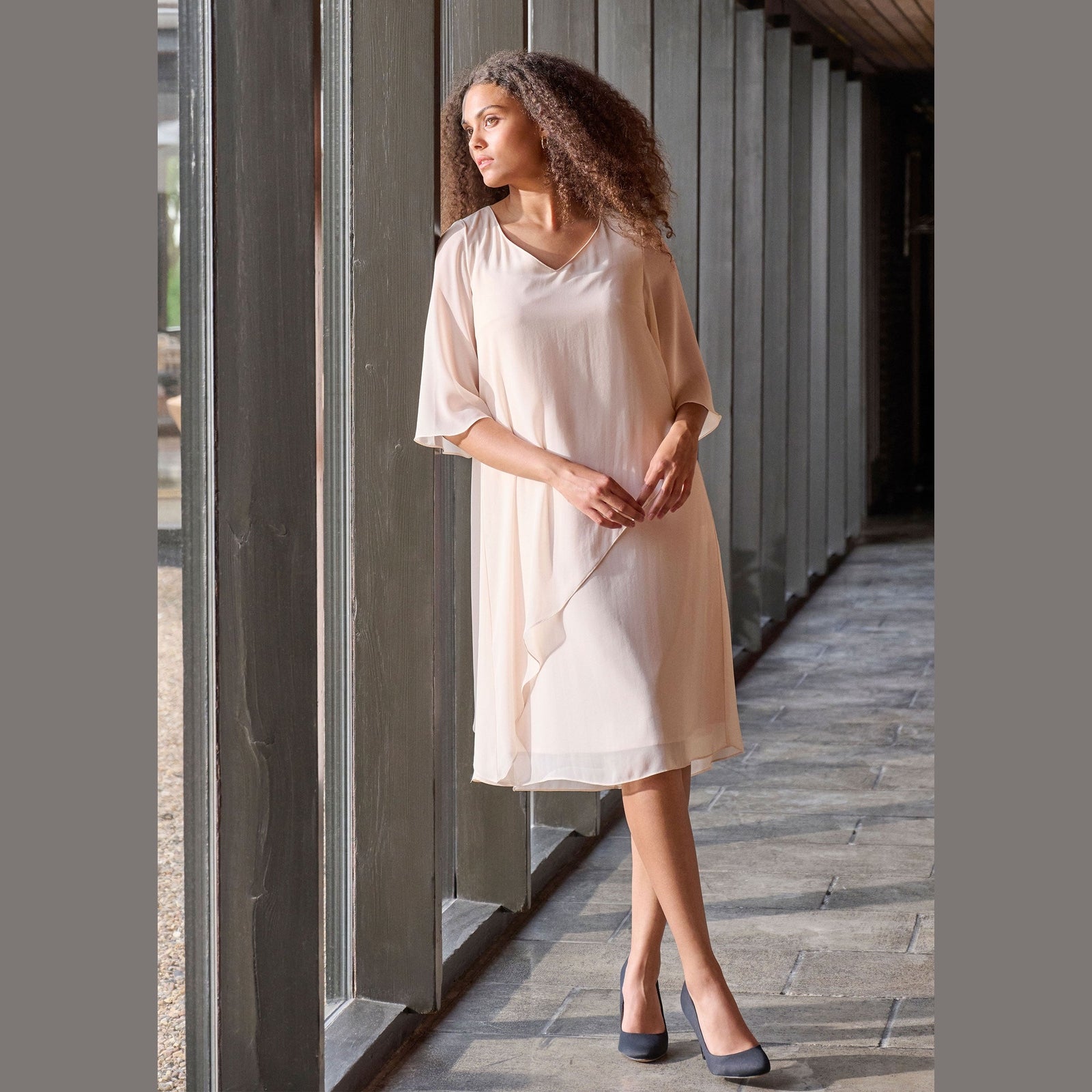 Elinette ELApril Kjoler 1051 Champagne beige