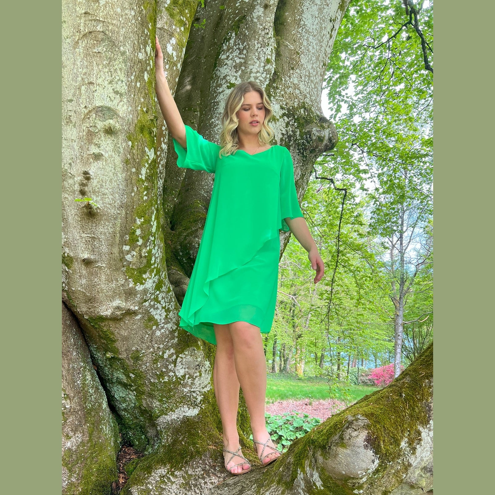 Elinette ELApril Kjoler 3320 Flash green
