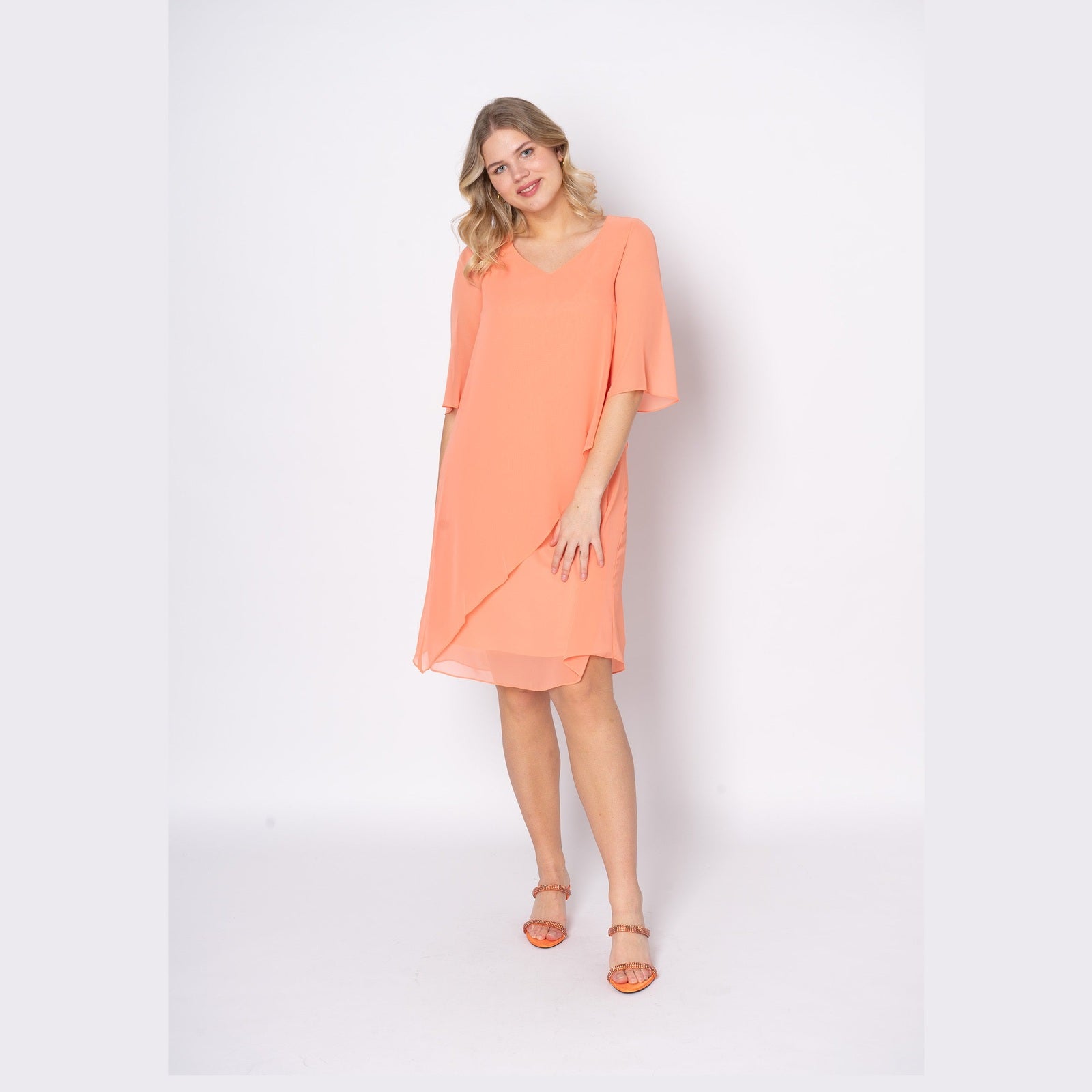 Elinette ELApril Kjoler 8300 Pale Mandarin Orange