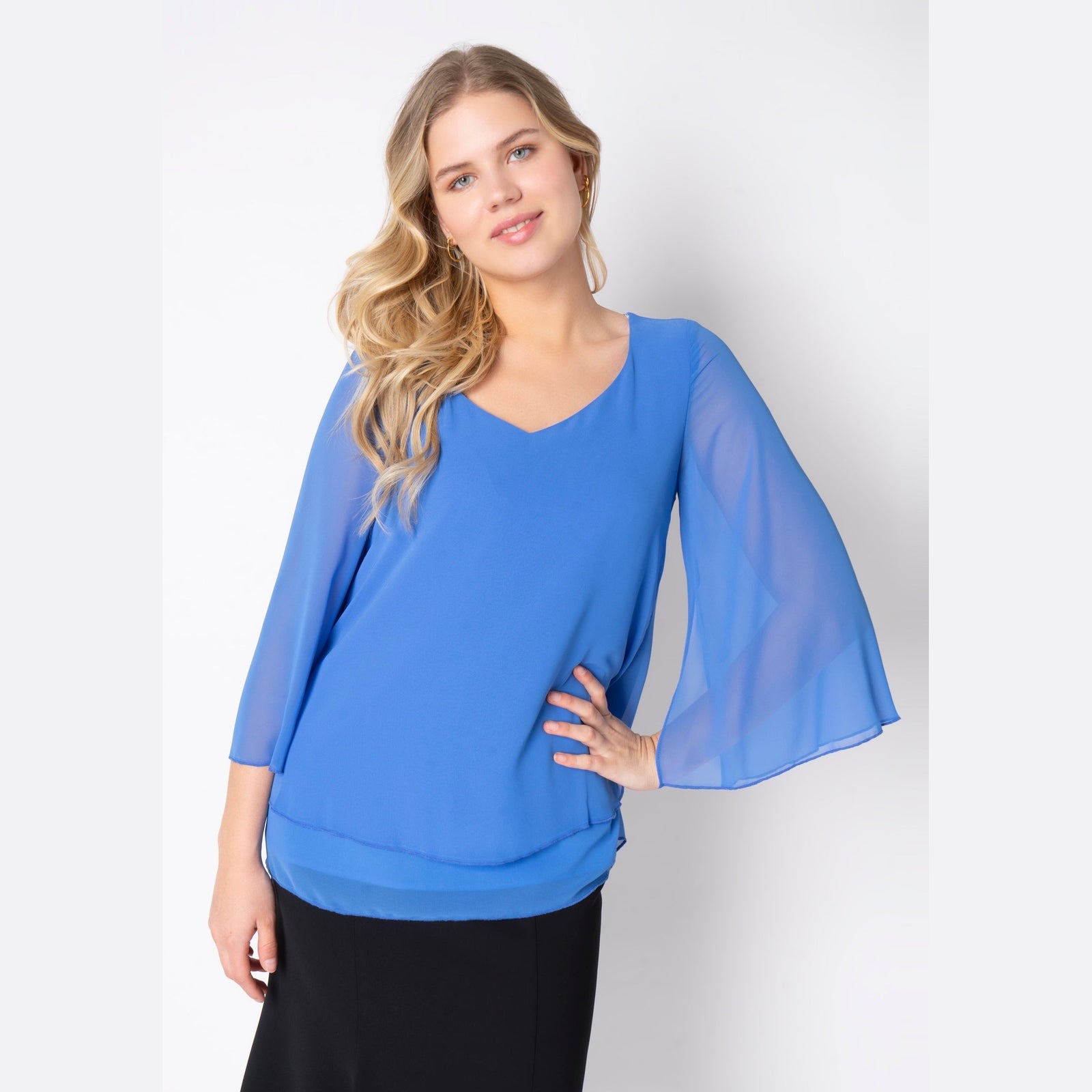 Elinette ELCamma Bluser 5300 Cornflower Blue