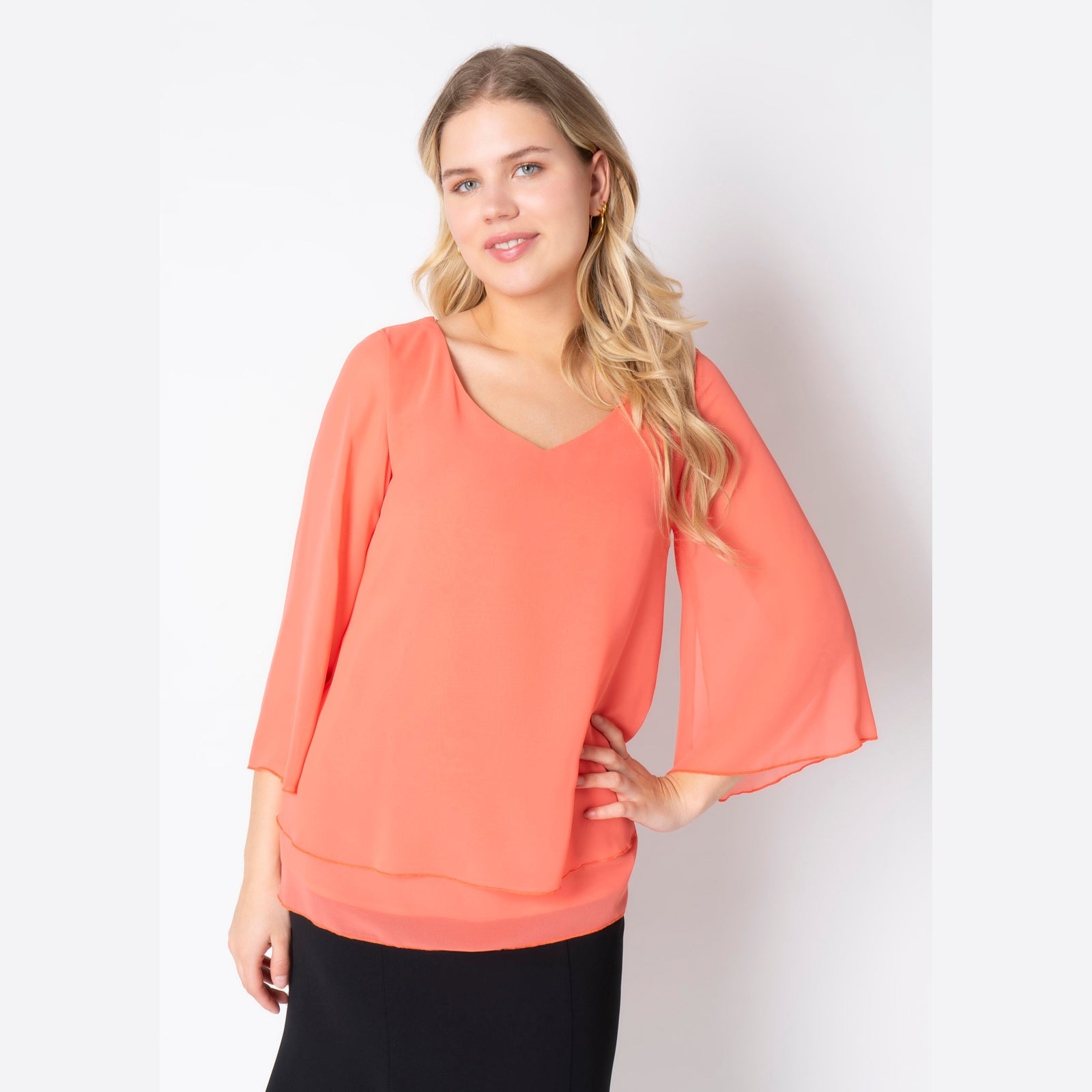 Elinette ELCamma Bluser 8200 Coral red