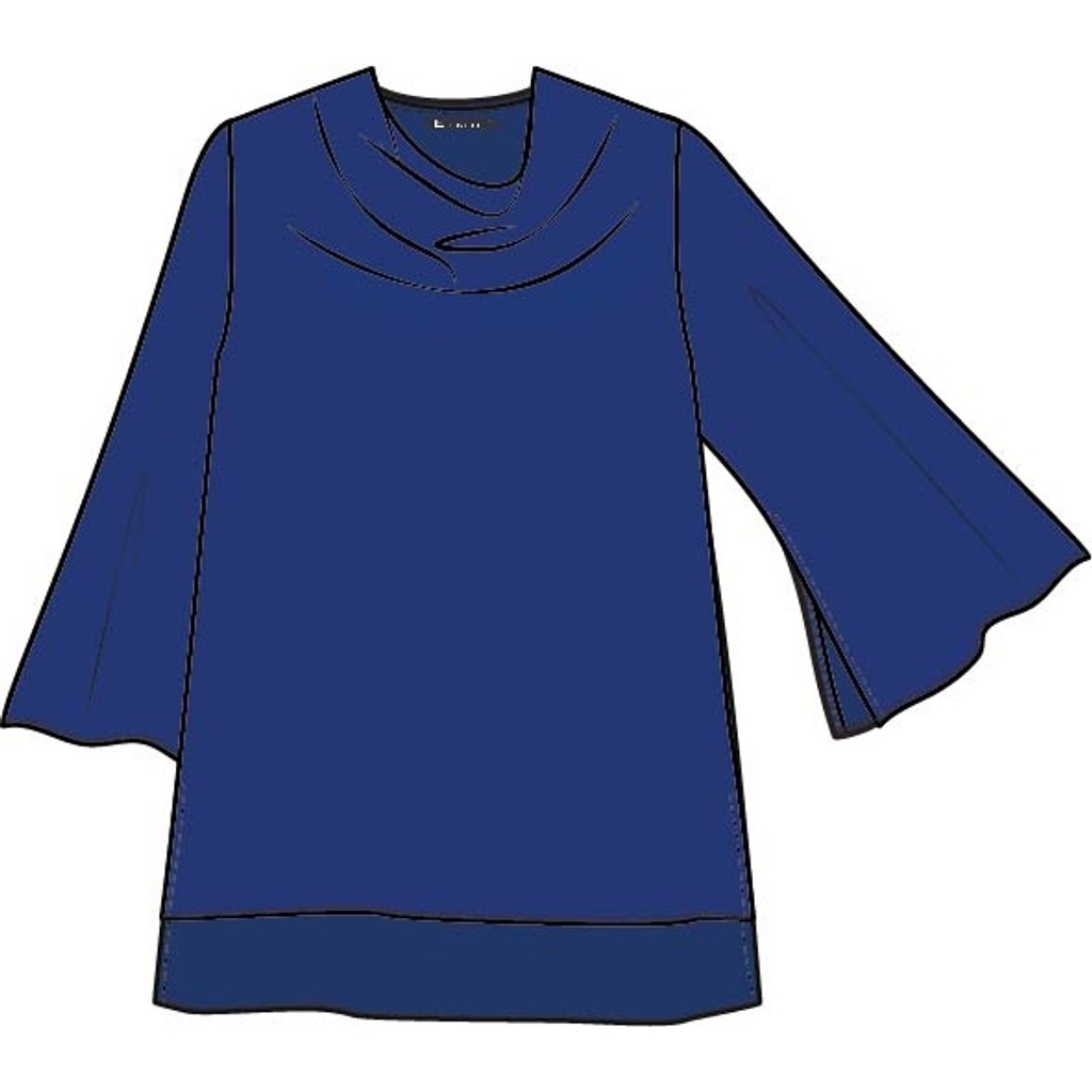 Elinette ELRikkelin Bluser 5300 Cornflower Blue