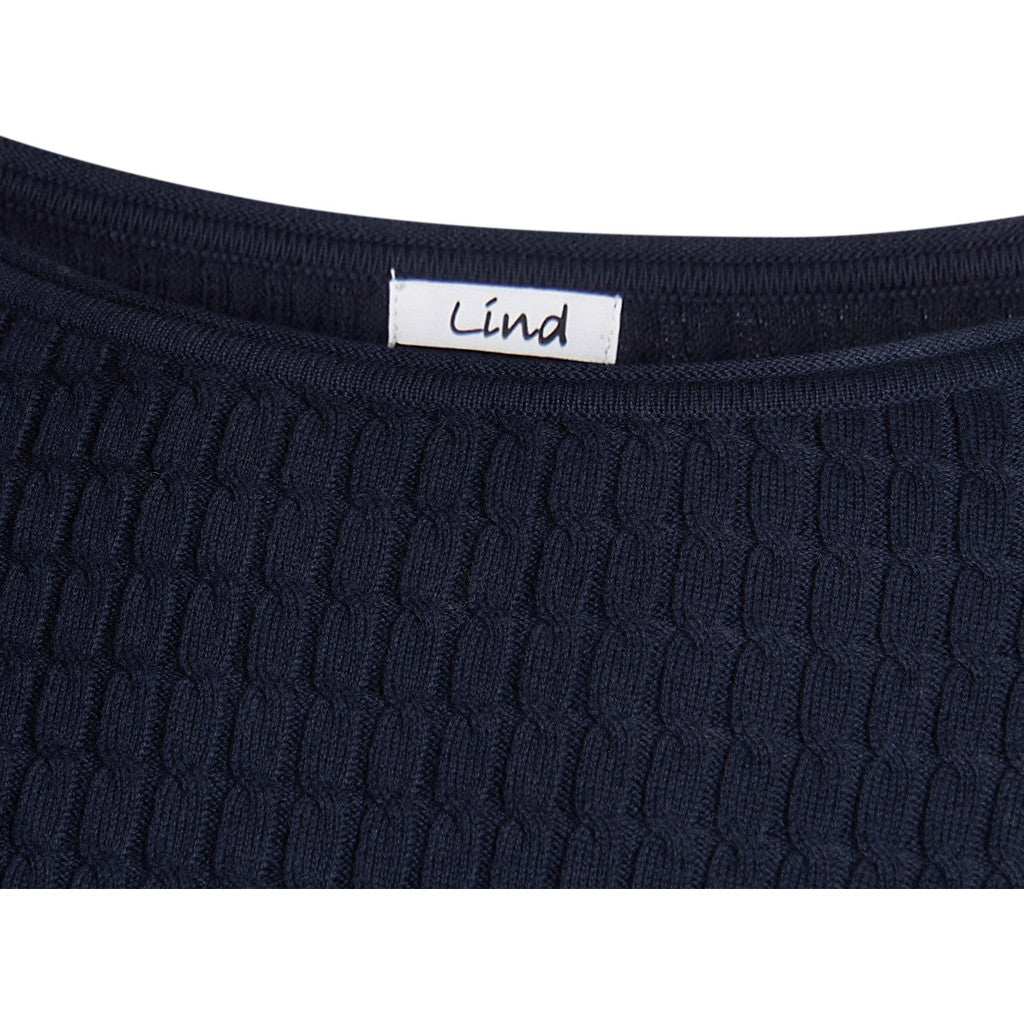Lind ETAchaia Knit Pullover 5999 NAVY BLUE