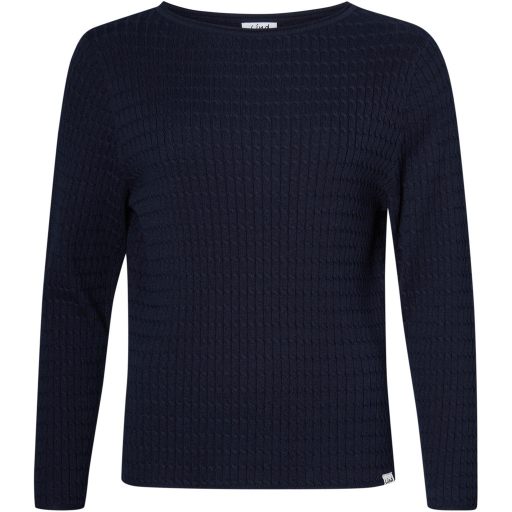 Lind ETAchaia Knit Pullover 5999 NAVY BLUE