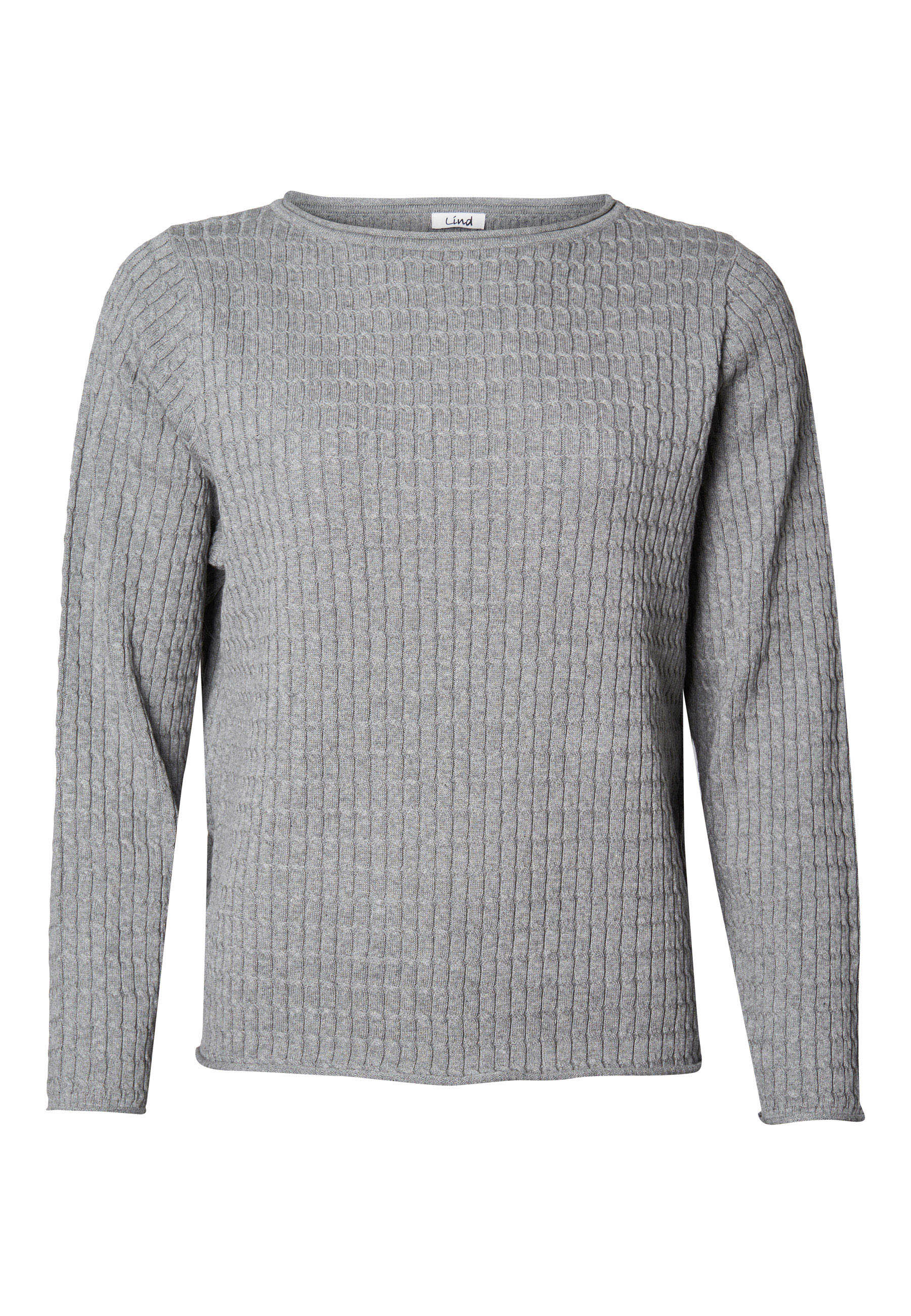 Lind ETAchaia Knit Pullover 9600 Grey melange