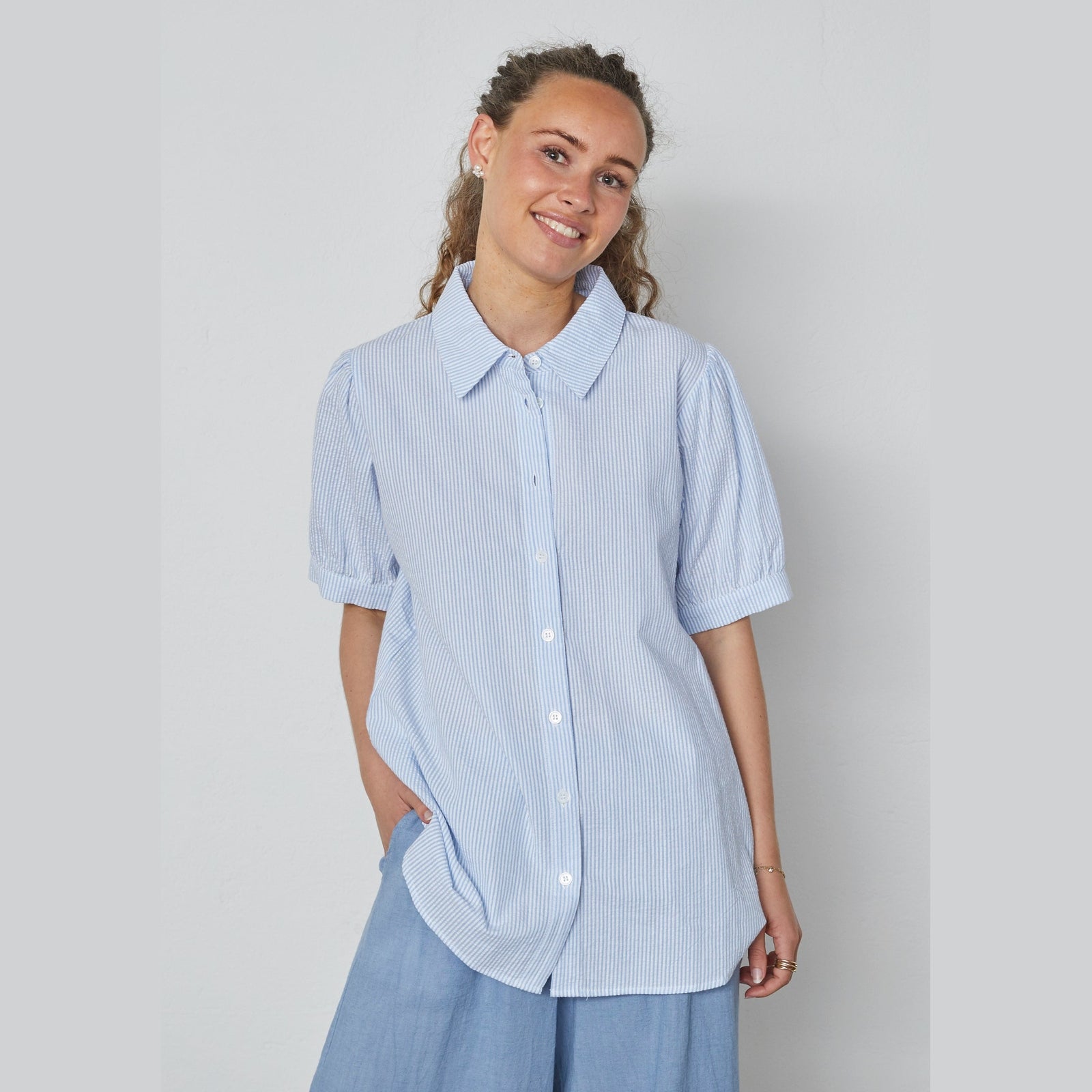 Elton ETAida Skjortebluser 5000 LIGHT BLUE