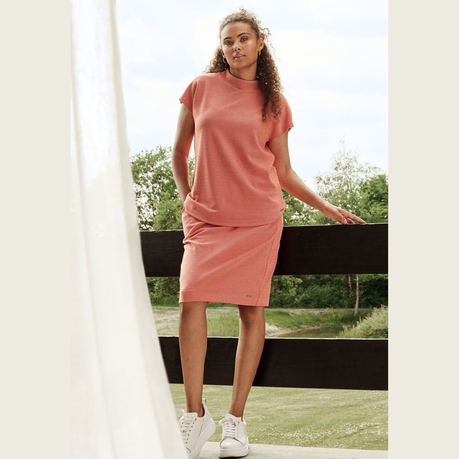 Elton ETDelta Nederdele 2450 Poppy Red