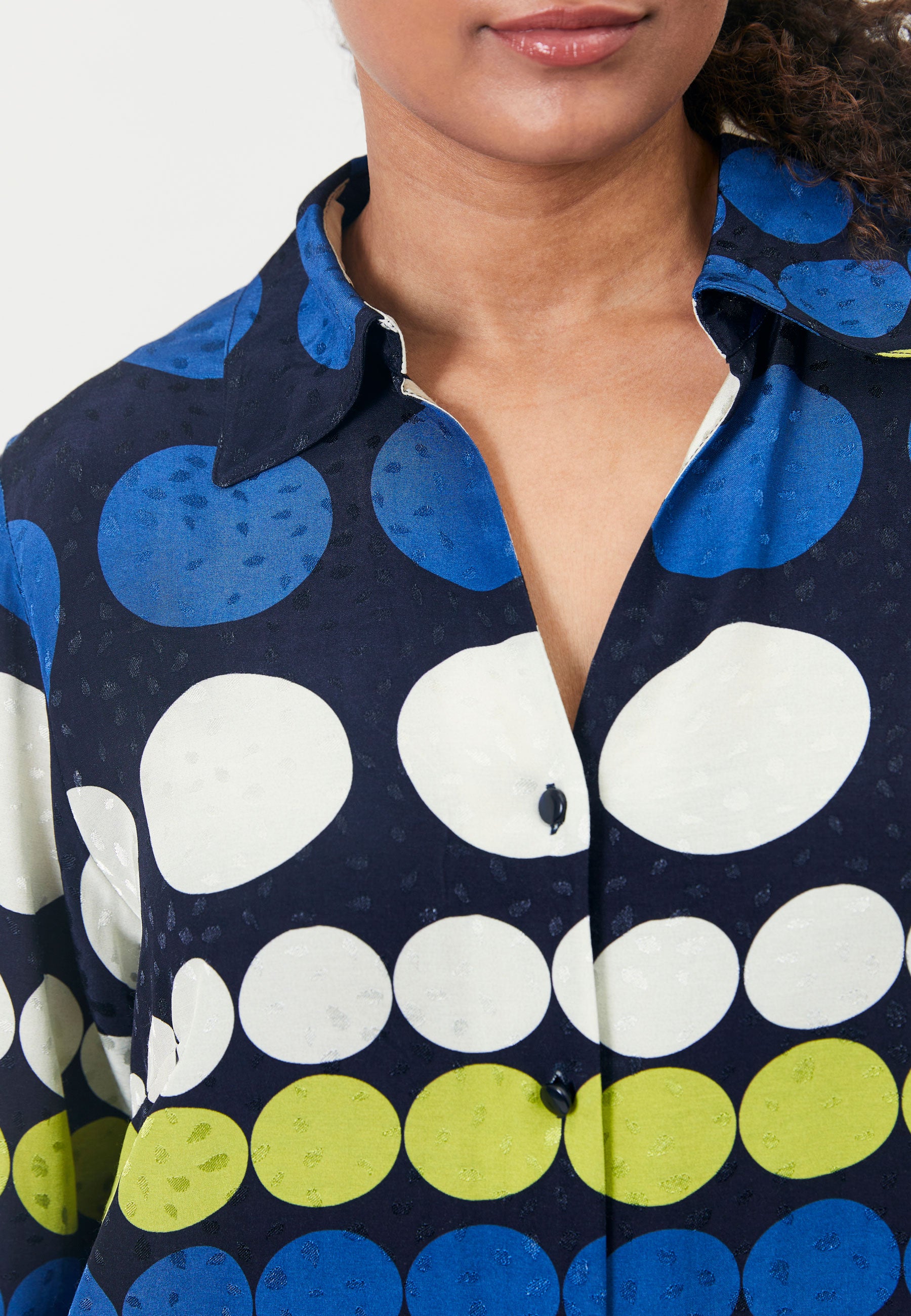 Elton ETDorte Skjortebluser 057 China blue