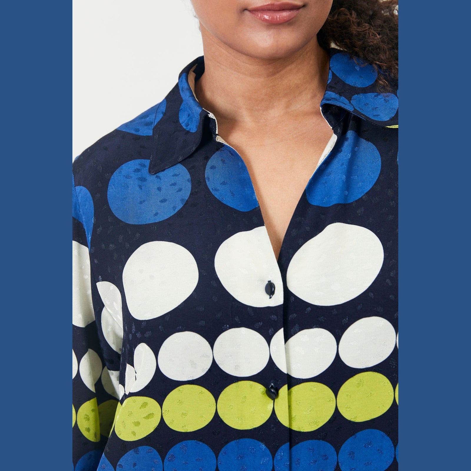 Elton ETDorte Skjortebluser 057 China blue