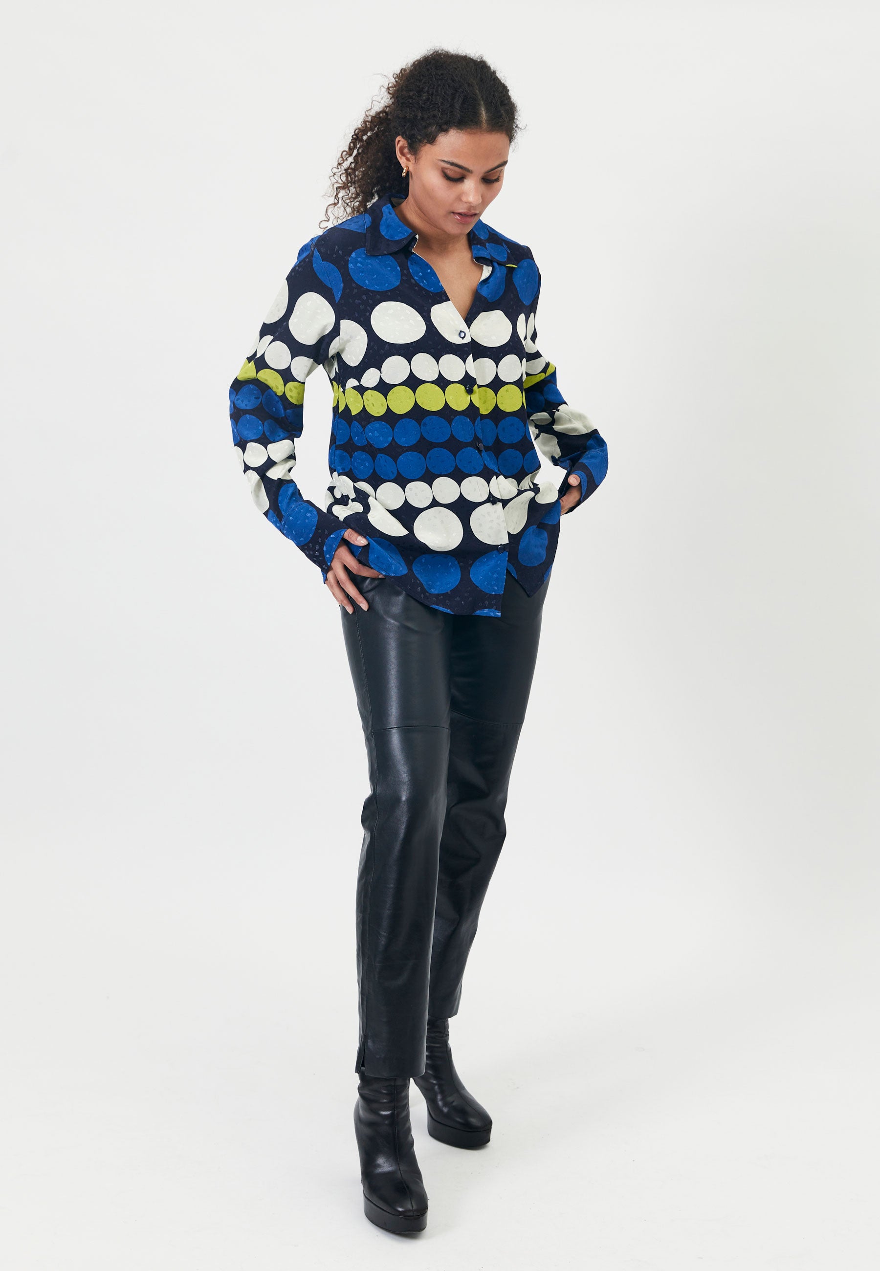 Elton ETDorte Skjortebluser 057 China blue