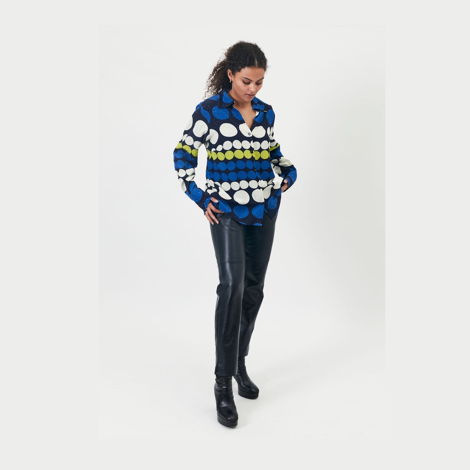Elton ETDorte Skjortebluser 057 China blue