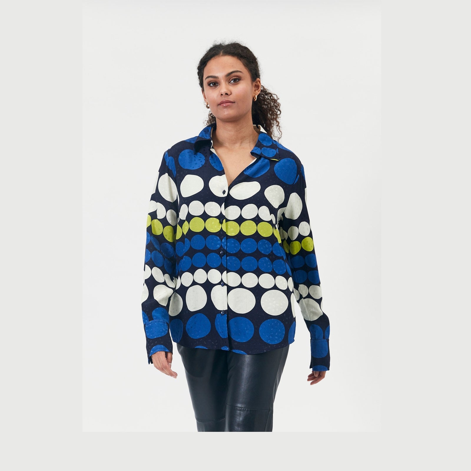 Elton ETDorte Skjortebluser 057 China blue