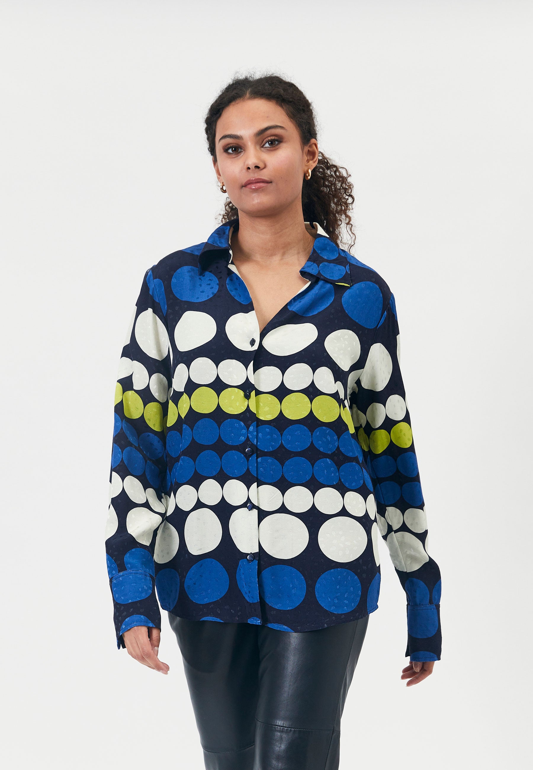 Elton ETDorte Skjortebluser 057 China blue