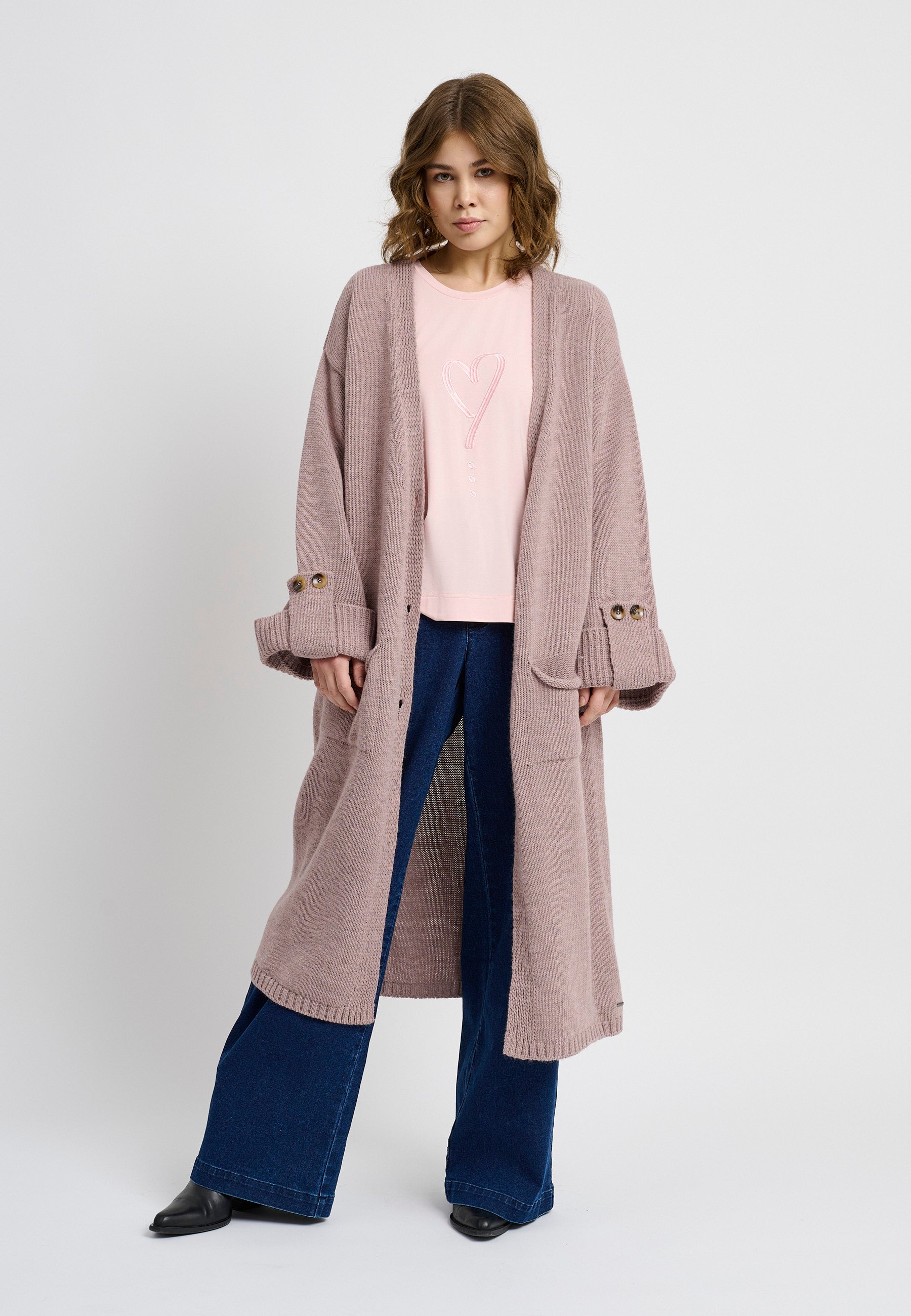 Elton ETFilipa Knit Cardigan 2250 Rose