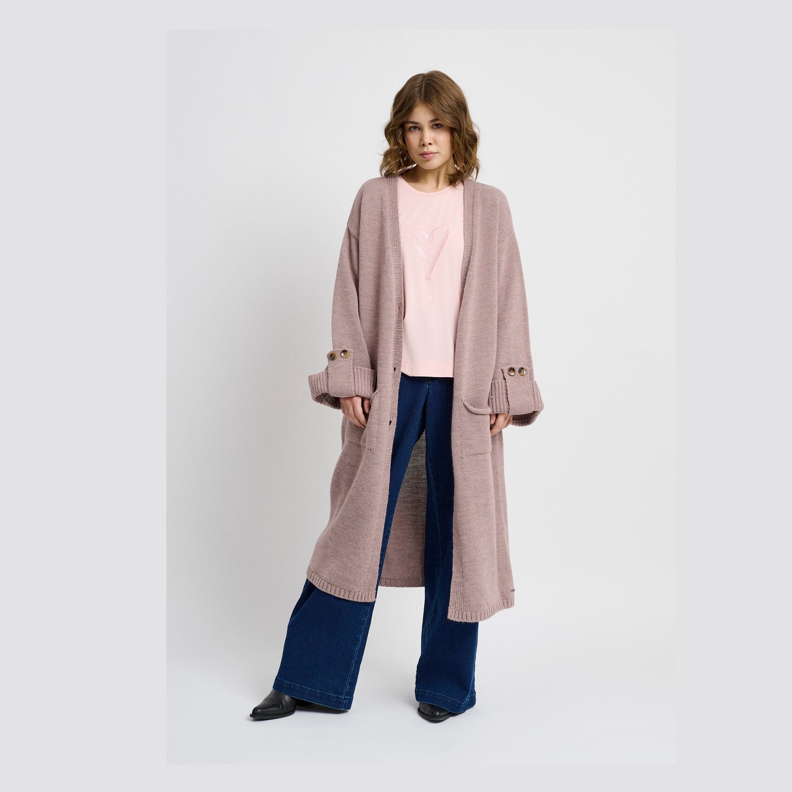 Elton ETFilipa Knit Cardigan 2250 Rose