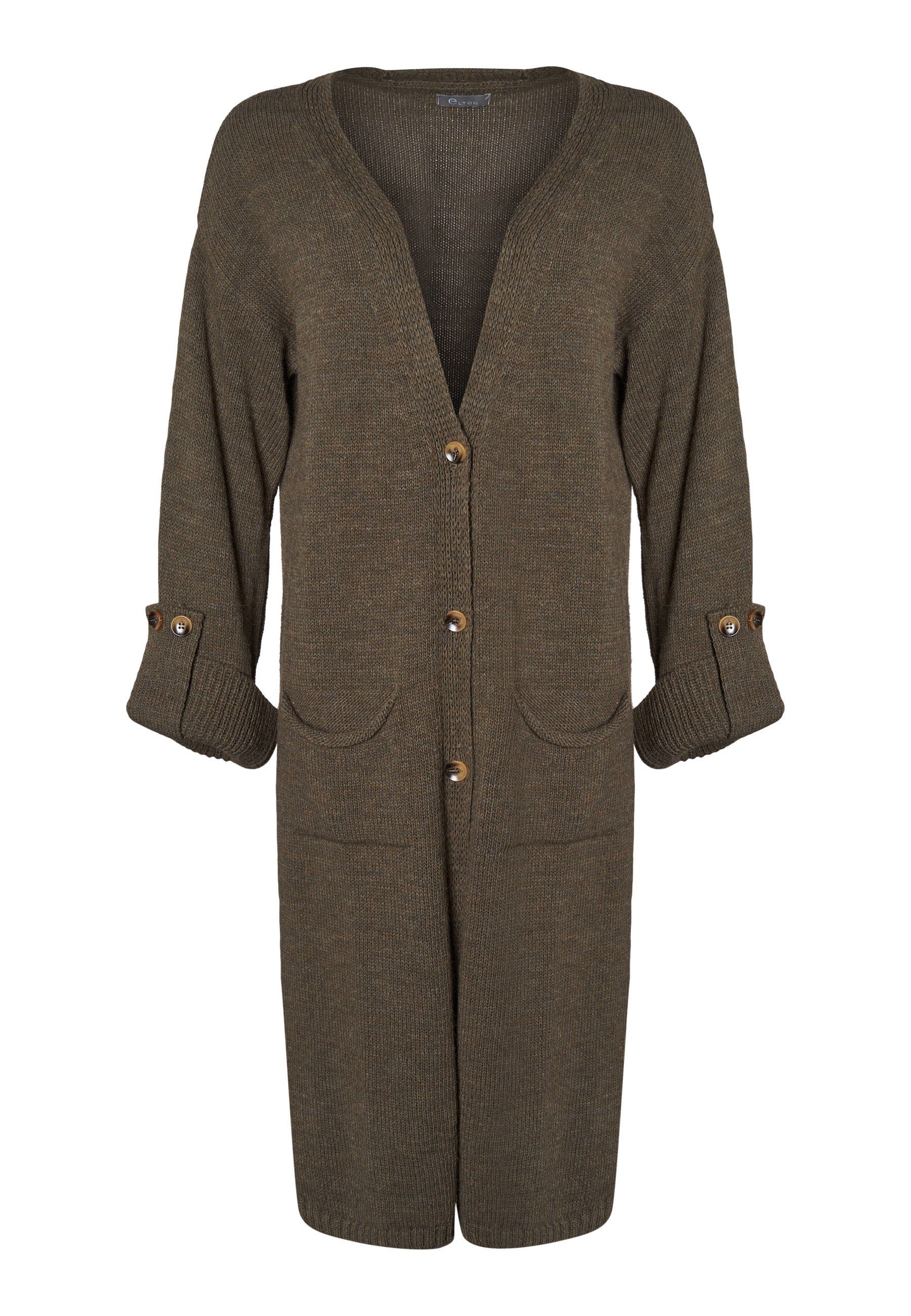 Elton ETFilipa Knit Cardigan 3620 Forest Green