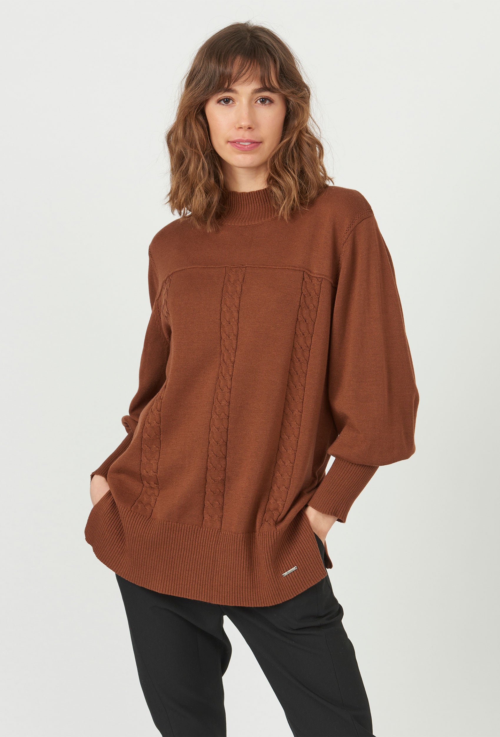 Elton ETFura Knit Pullover 135 Caramel