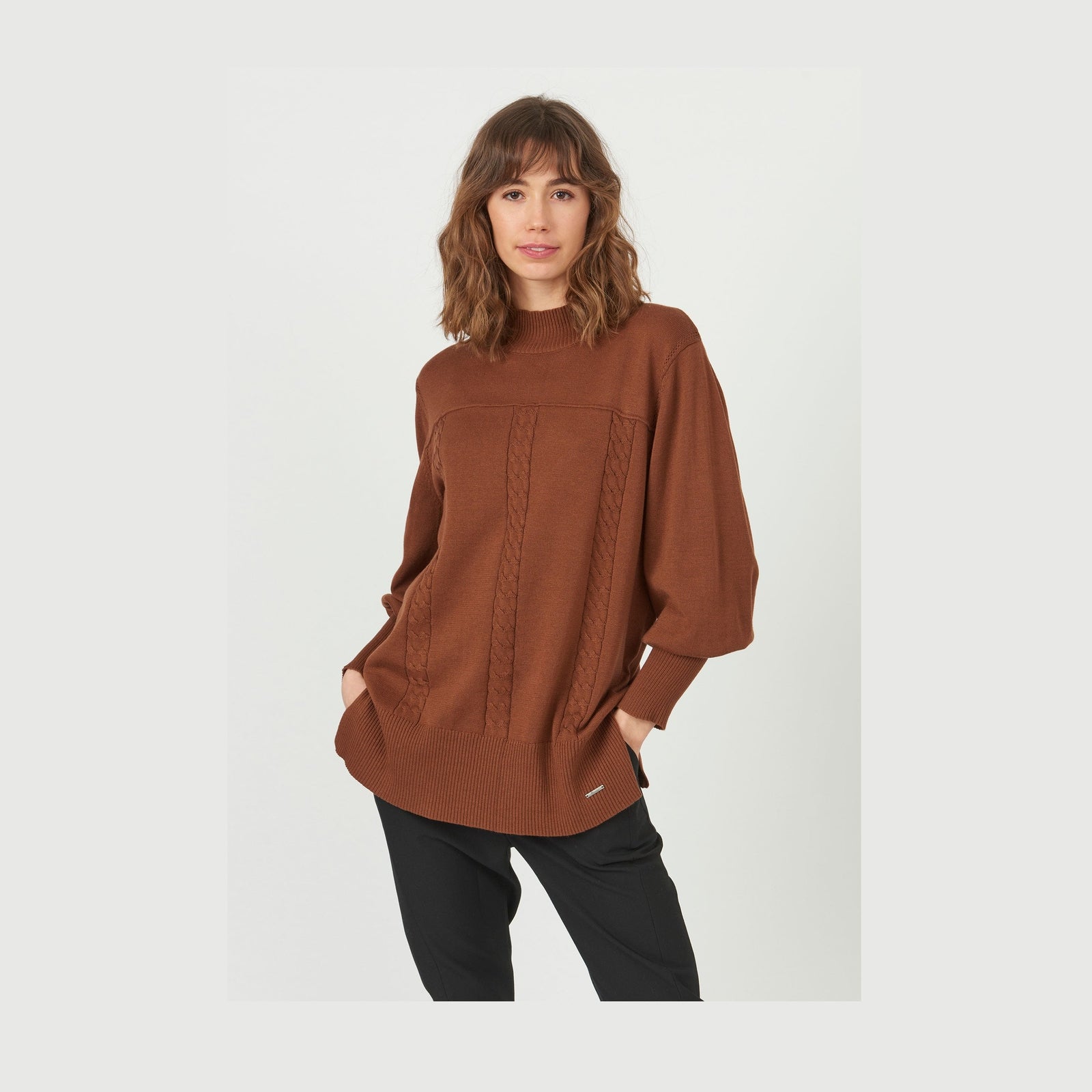 Elton ETFura Knit Pullover 135 Caramel