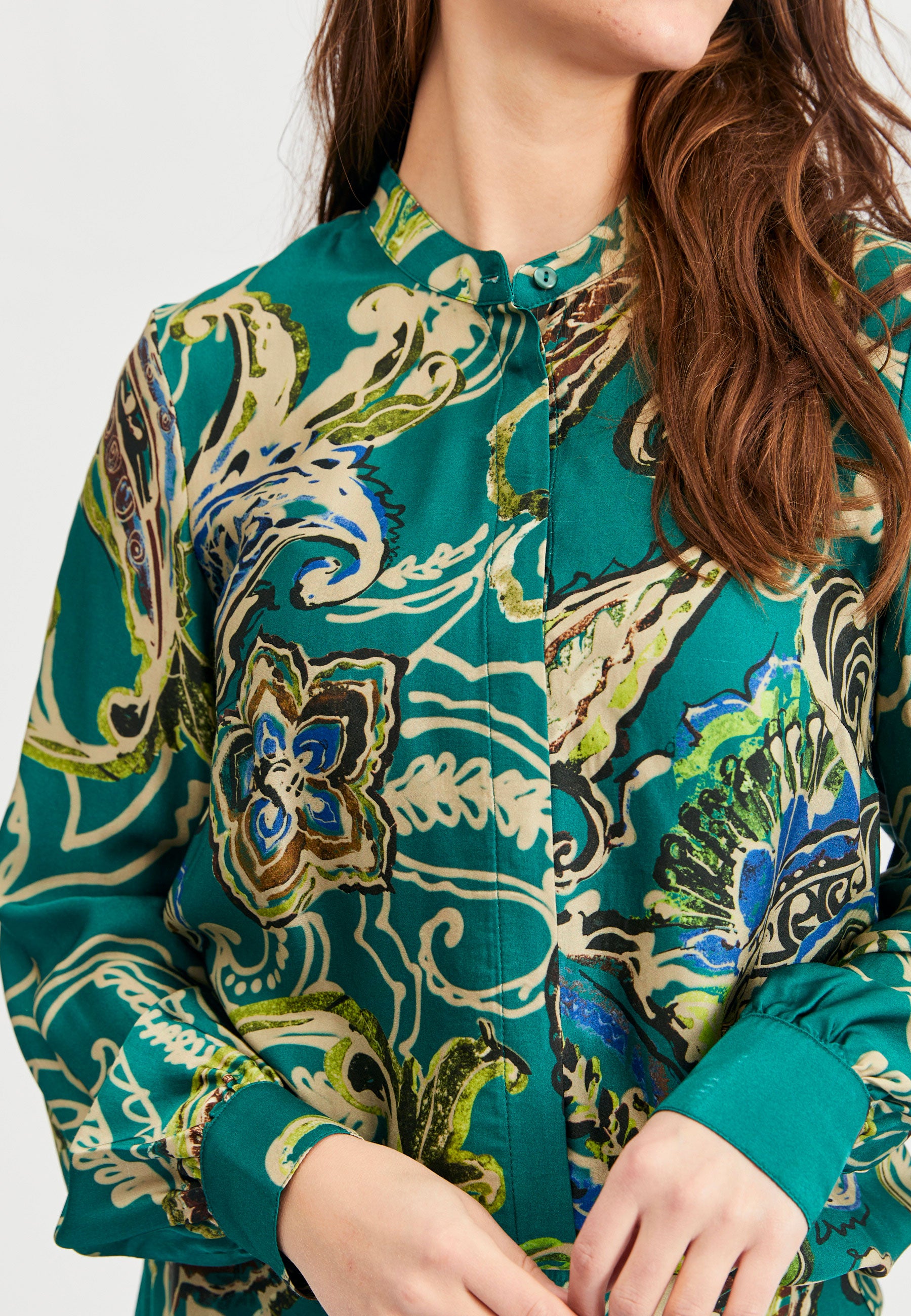 Elton ETGabie Bluser 129 Emerald Green