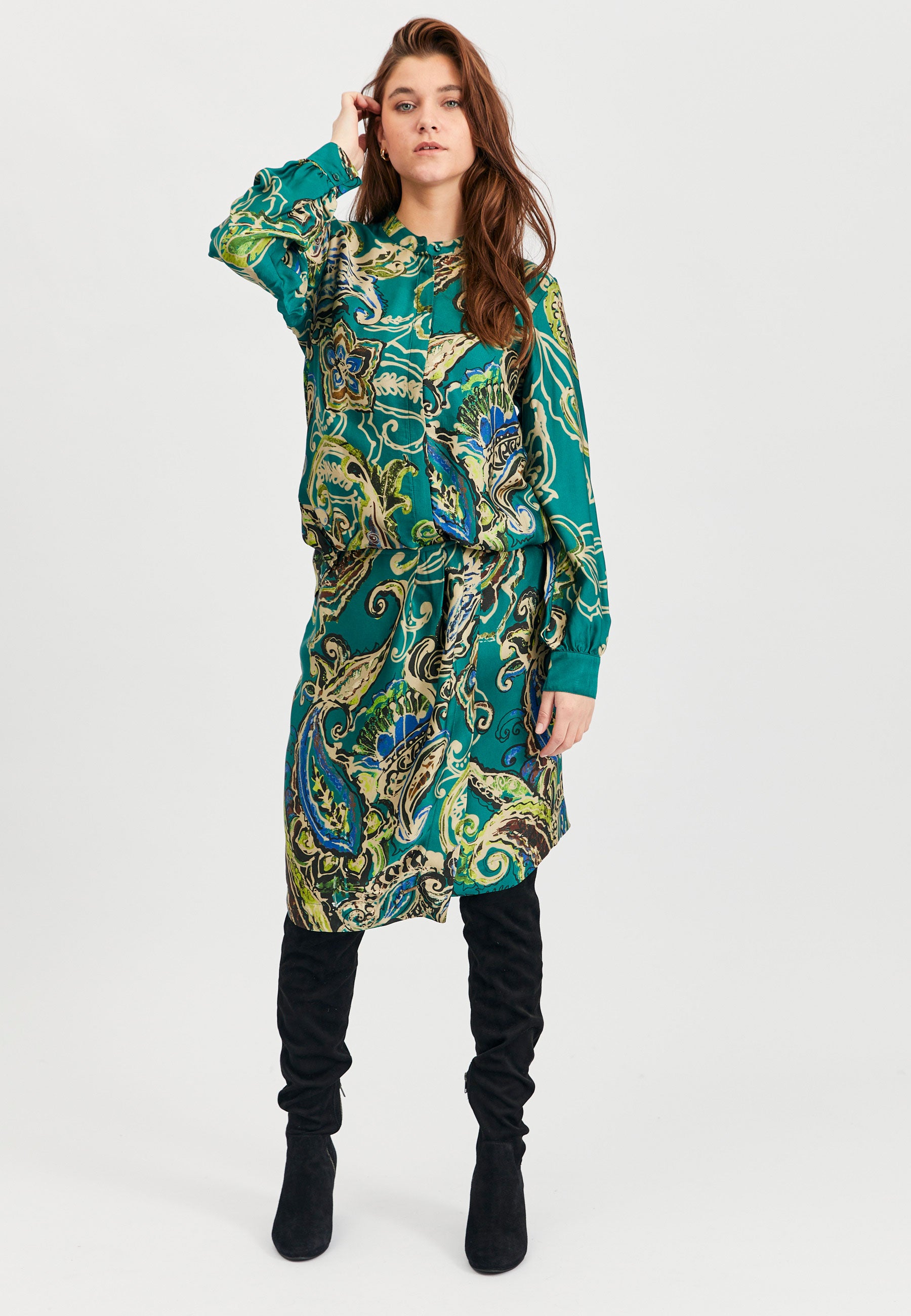 Elton ETGabie Bluser 129 Emerald Green