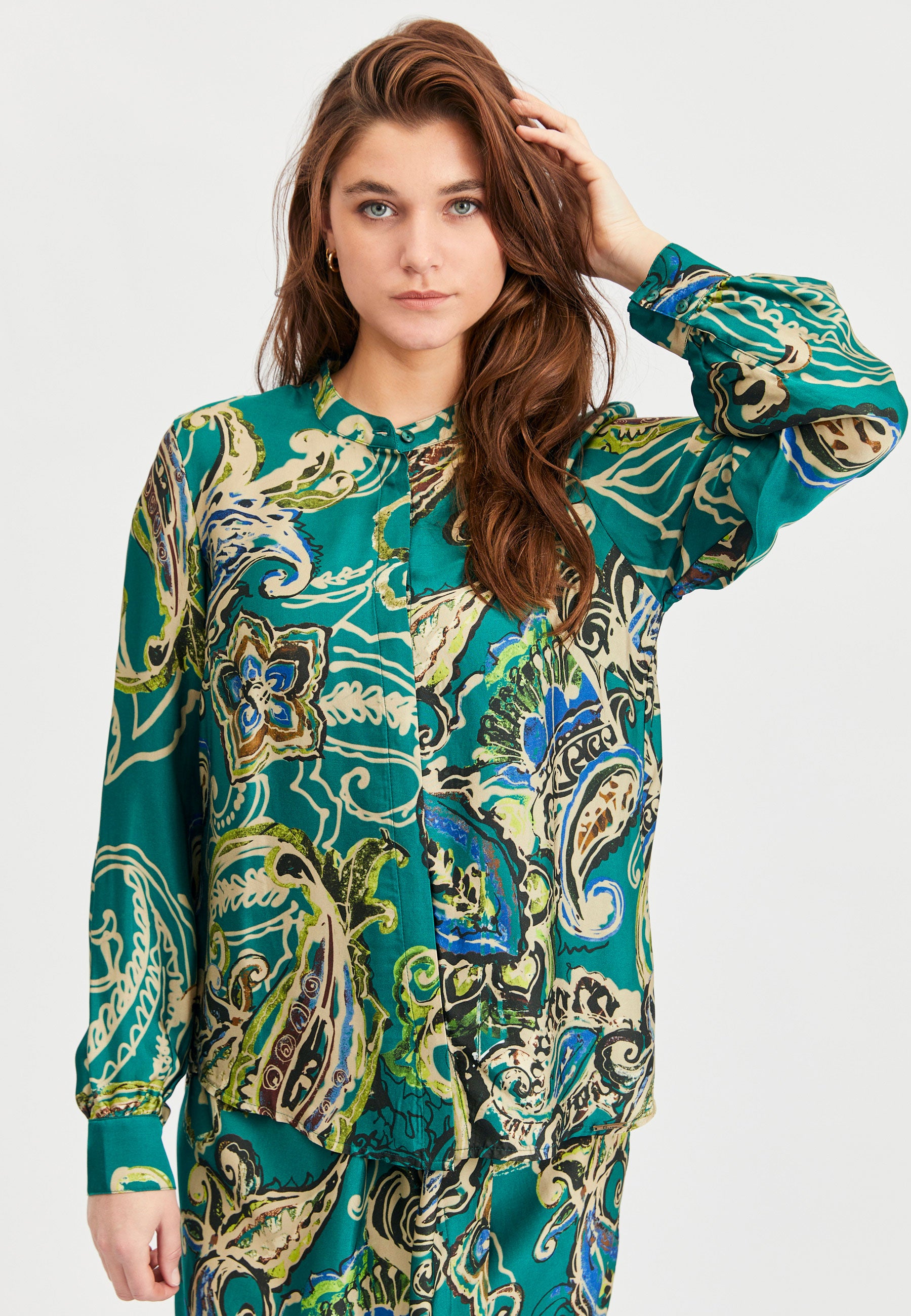 Elton ETGabie Bluser 129 Emerald Green