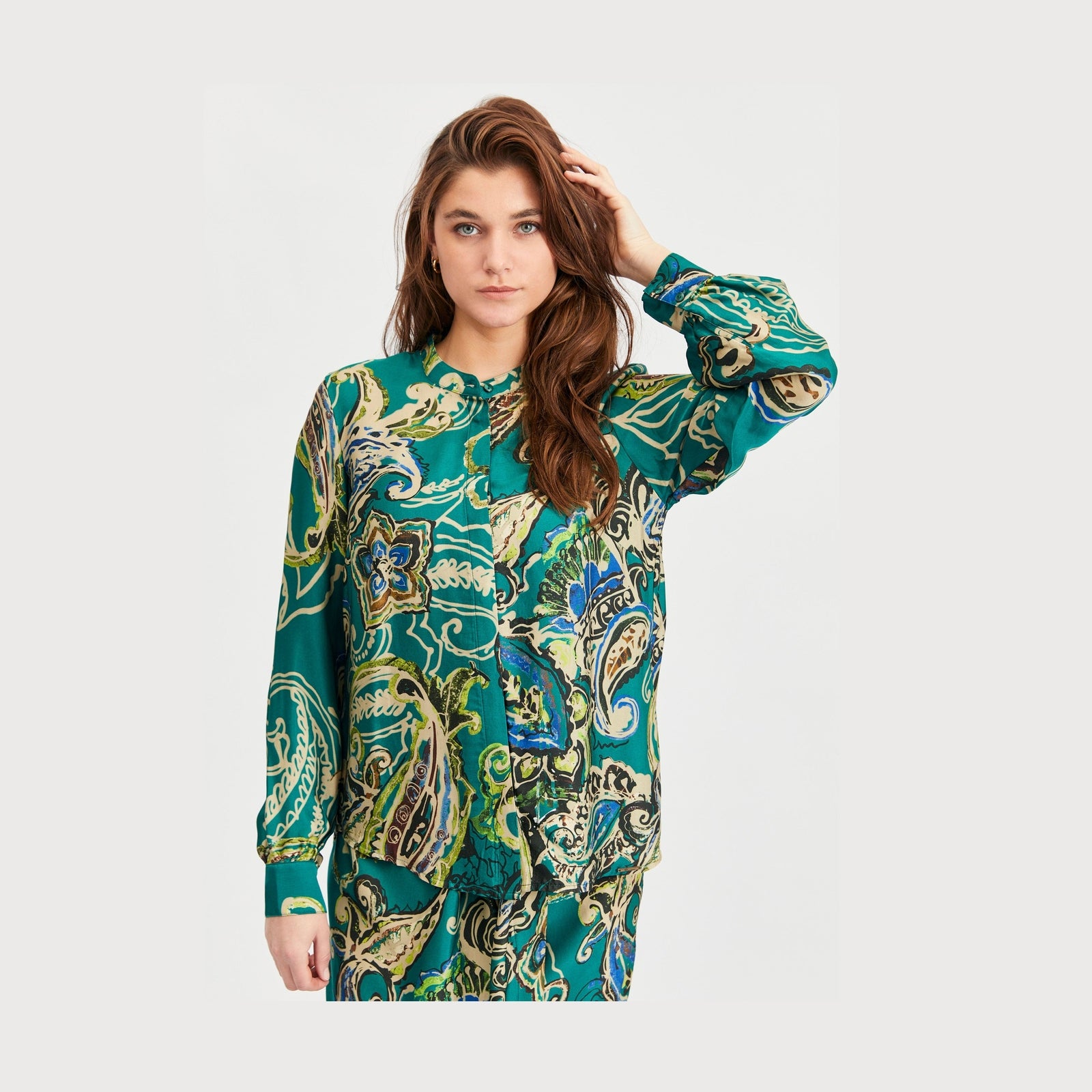 Elton ETGabie Bluser 129 Emerald Green