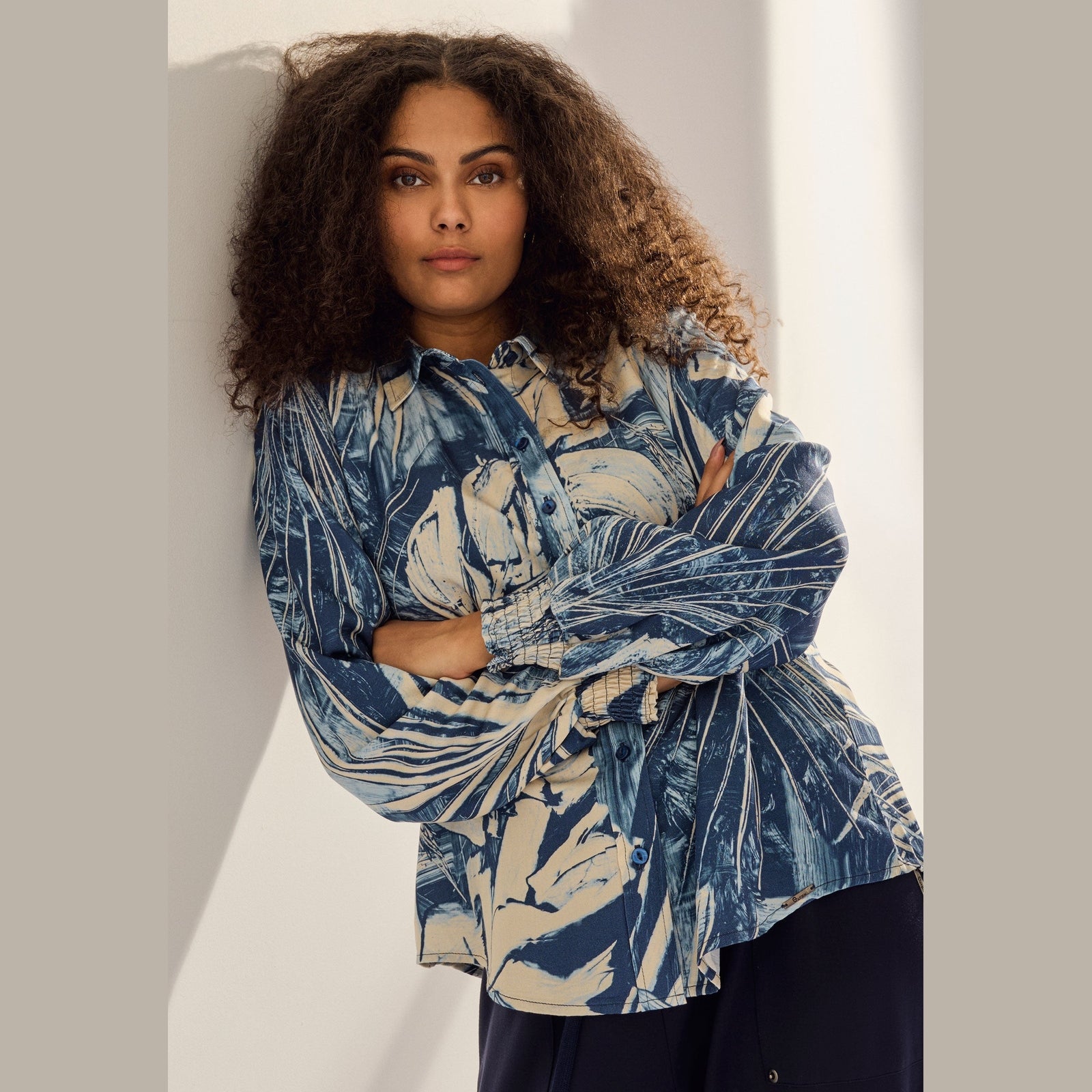 Elton ETGili Skjortebluser 5501 DENIM BLUE