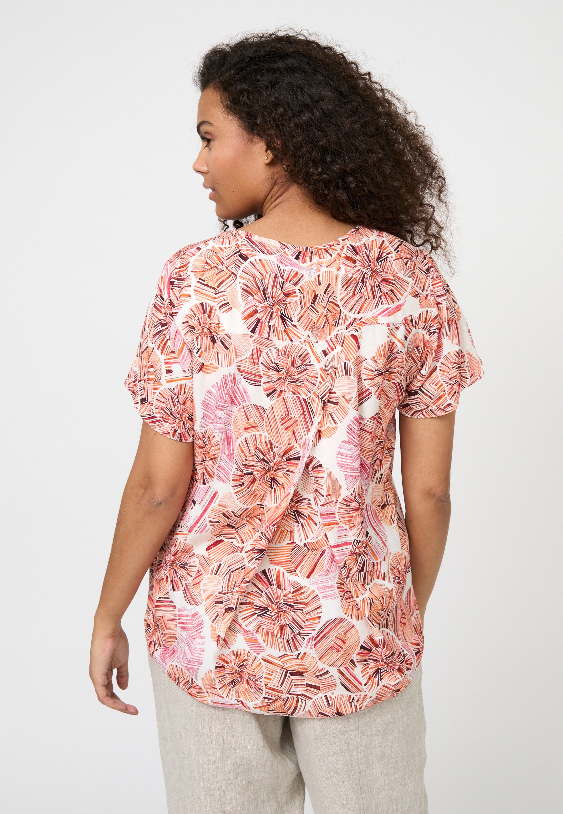 Elton ETGin Bluser 8150 Light Coral Red