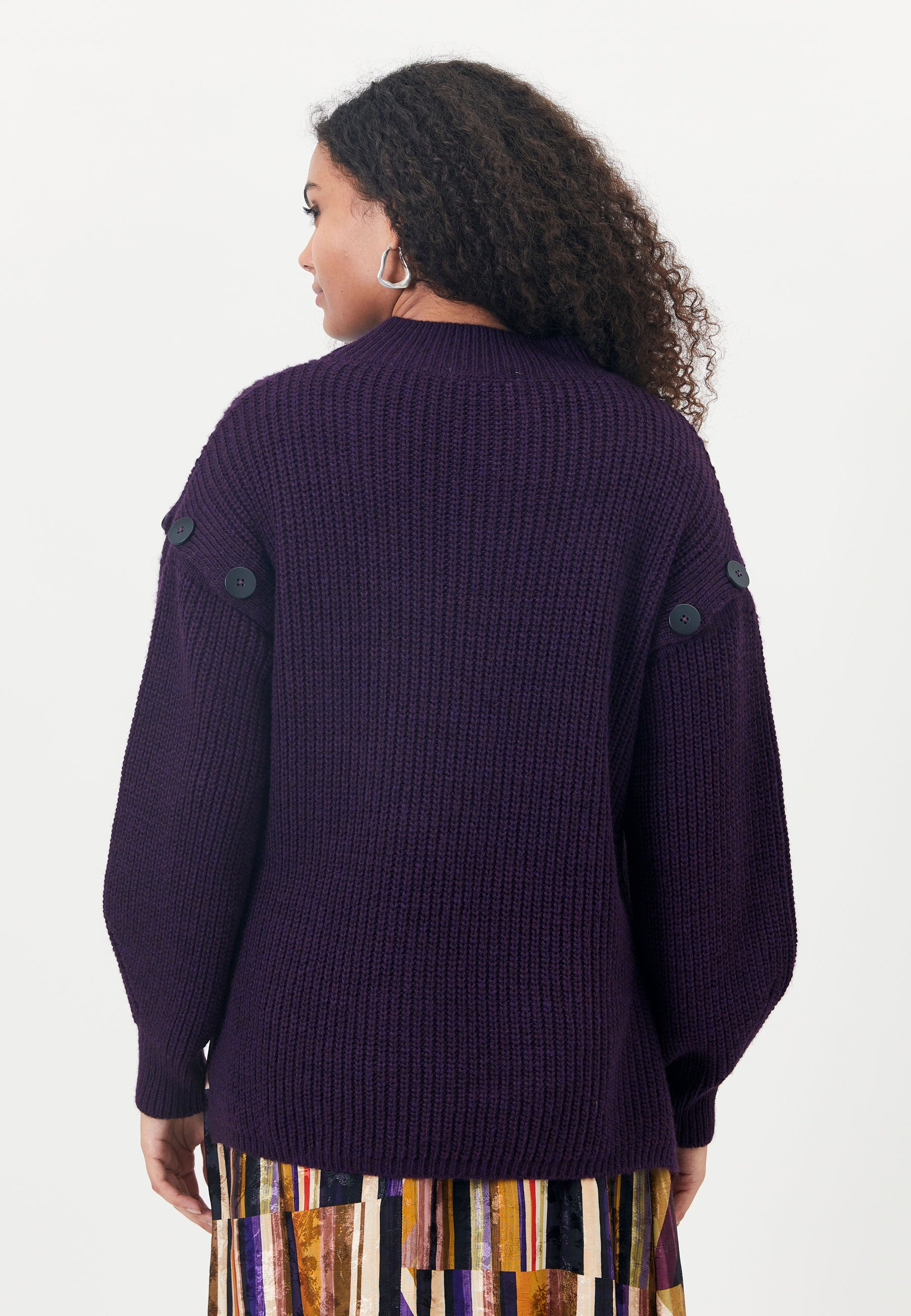 Elton ETHibba Knit Pullover 028 Purple