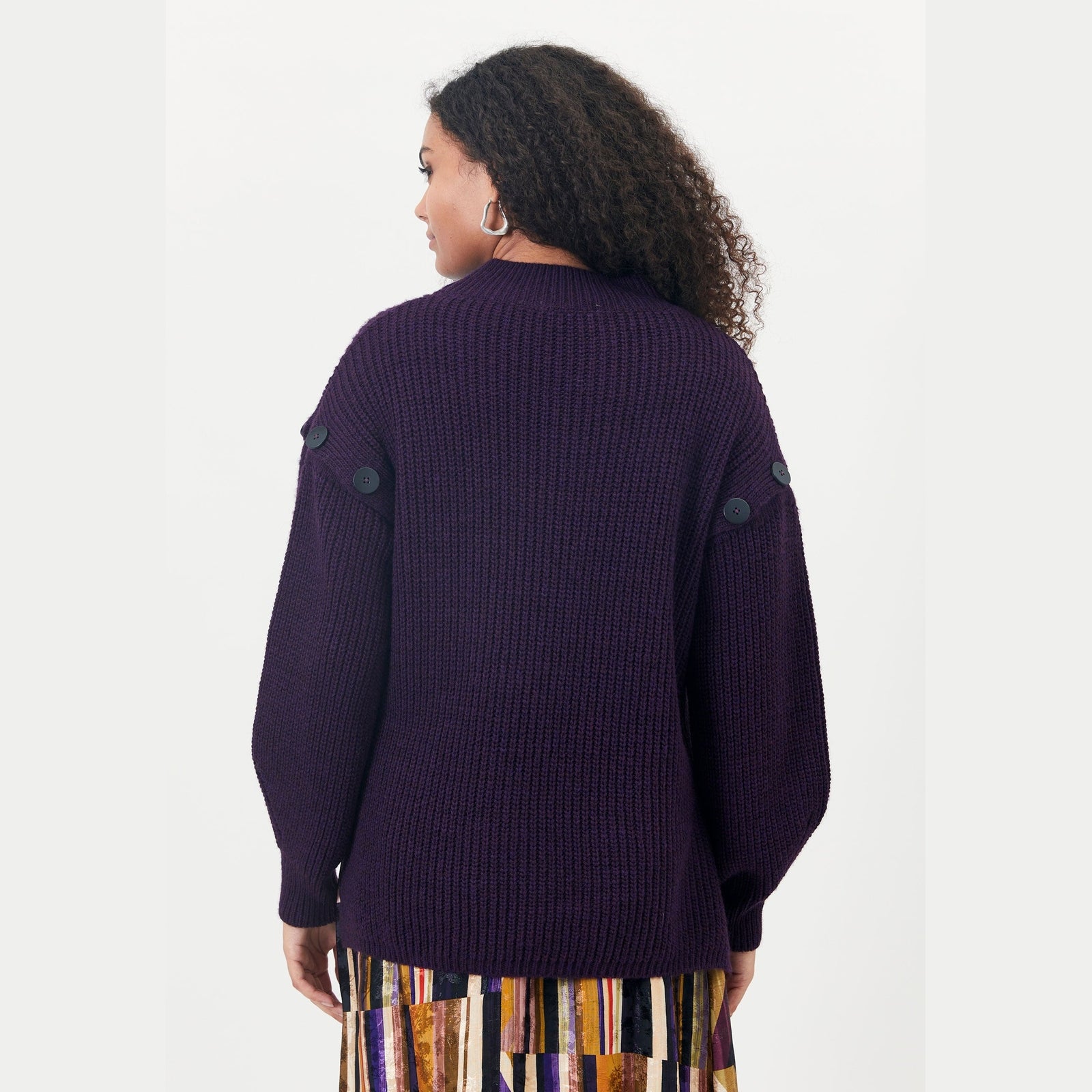 Elton ETHibba Knit Pullover 028 Purple