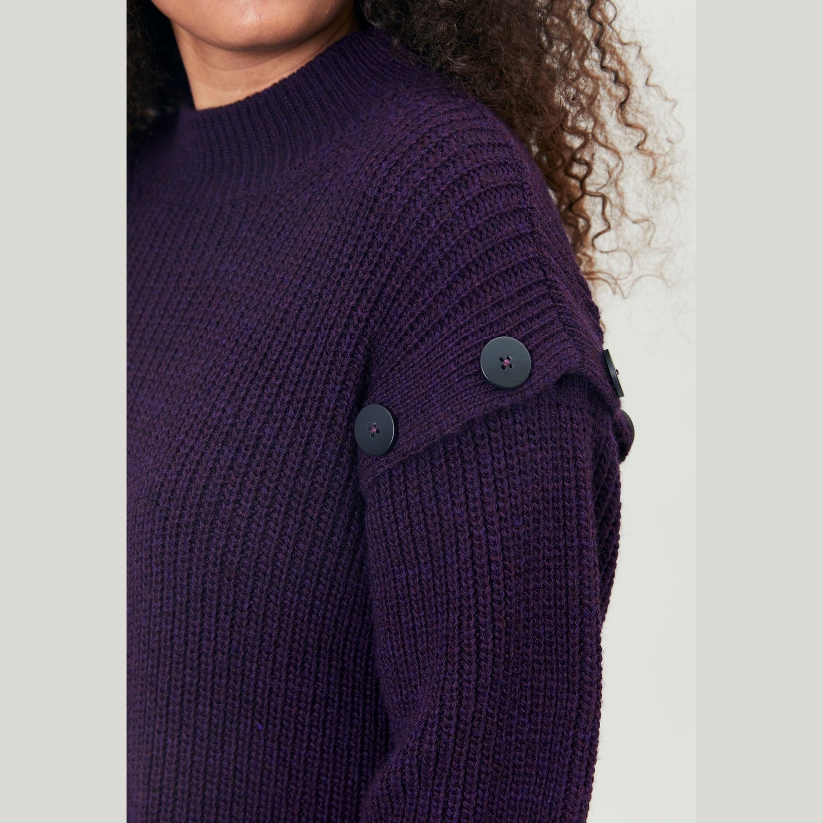Elton ETHibba Knit Pullover 028 Purple