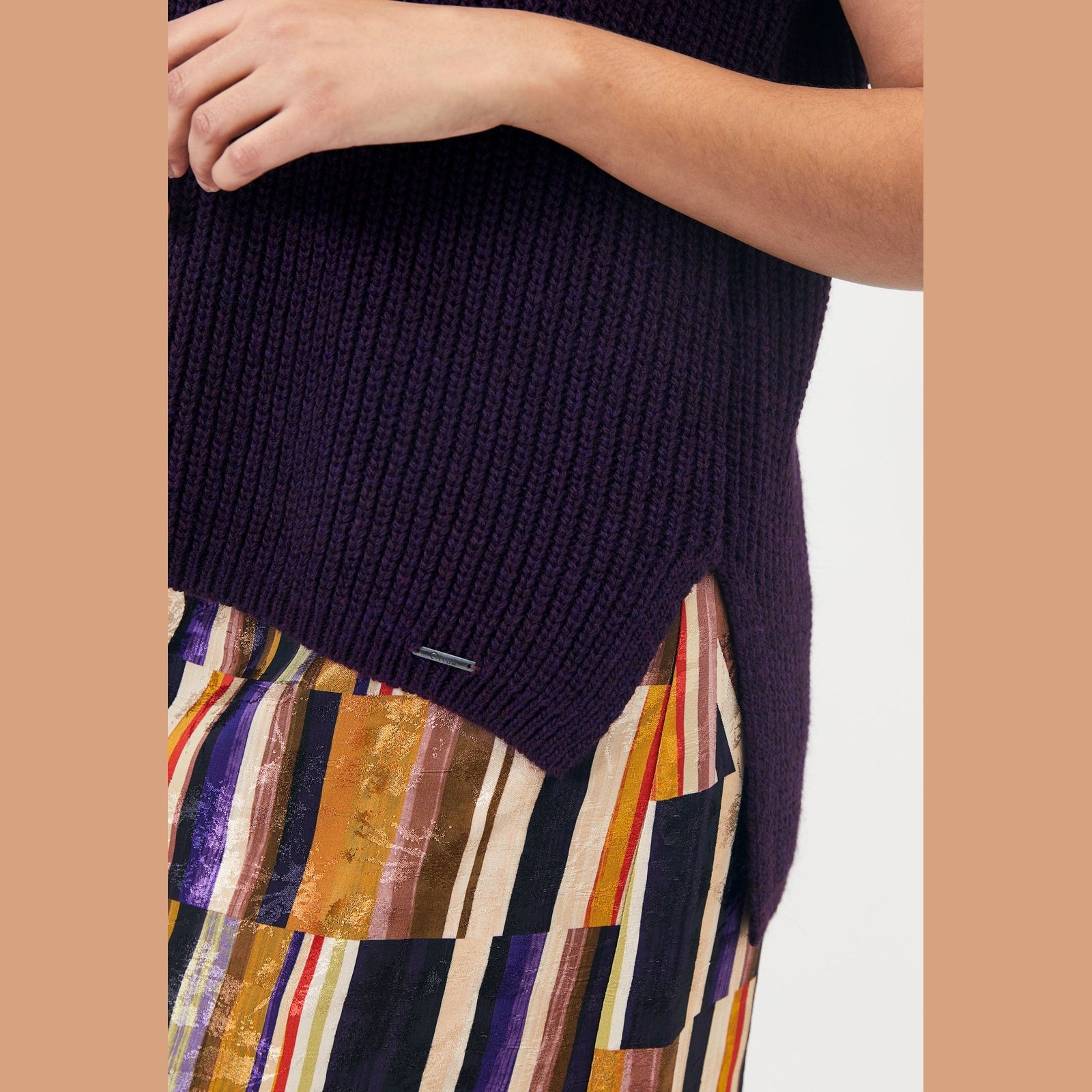 Elton ETHibba Knit Pullover 028 Purple
