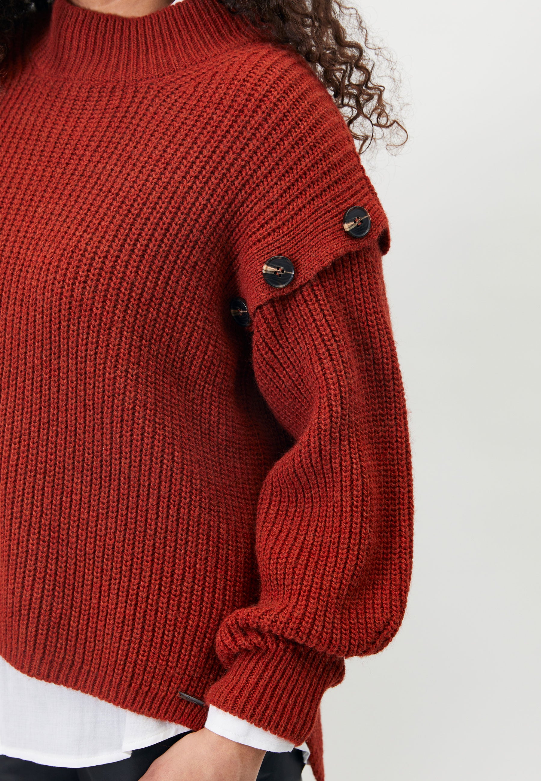 Elton ETHibba Knit Pullover 093 Dark Orange